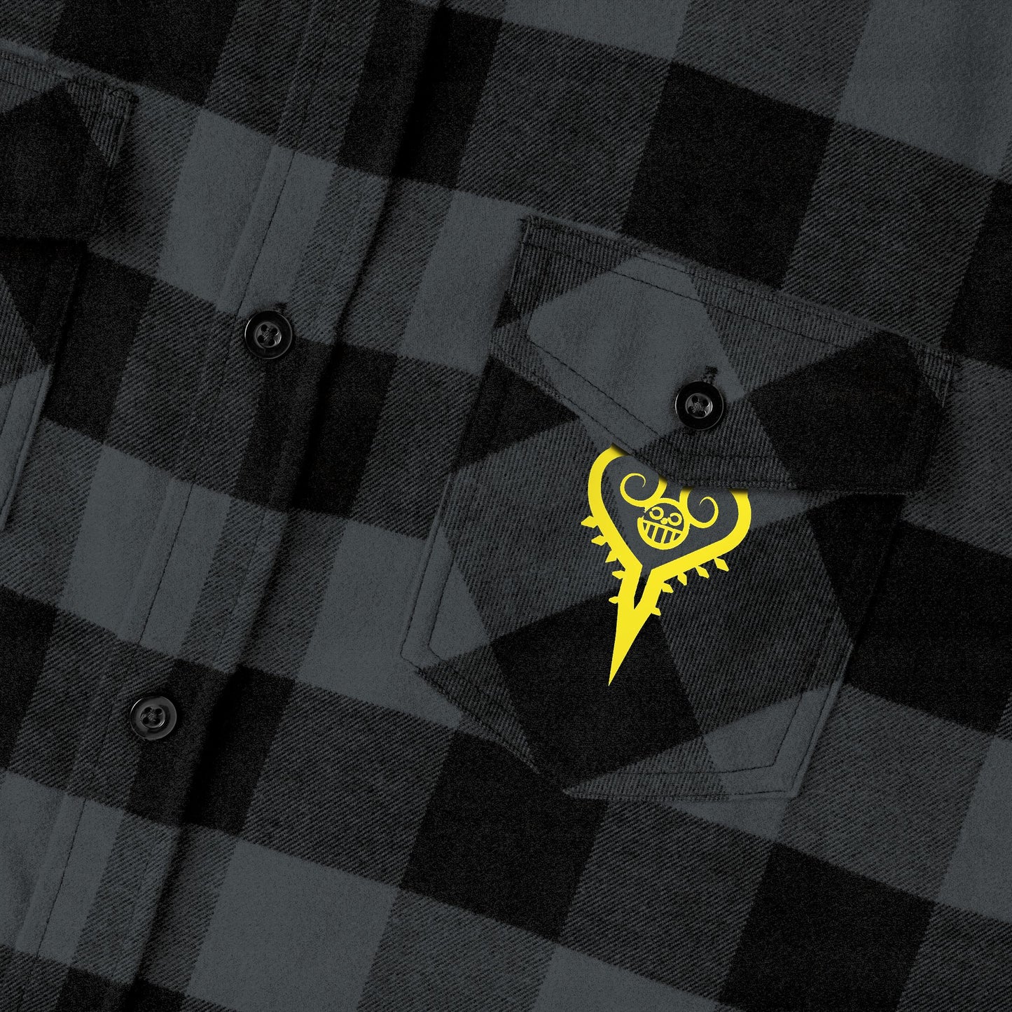 ONE PIECE: TRAFALGAR D. LAW Unisex Flannel Shirt