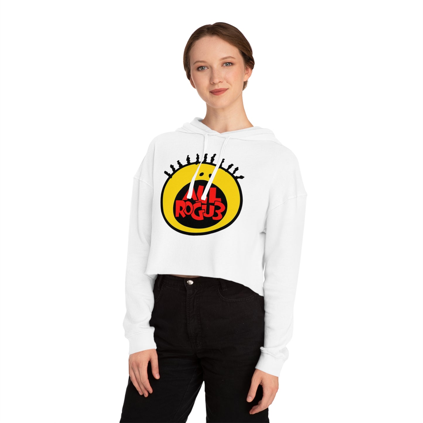 NICK 1990NOW!: ALL THAT Women’s Cropped Hooded Sweatshirt