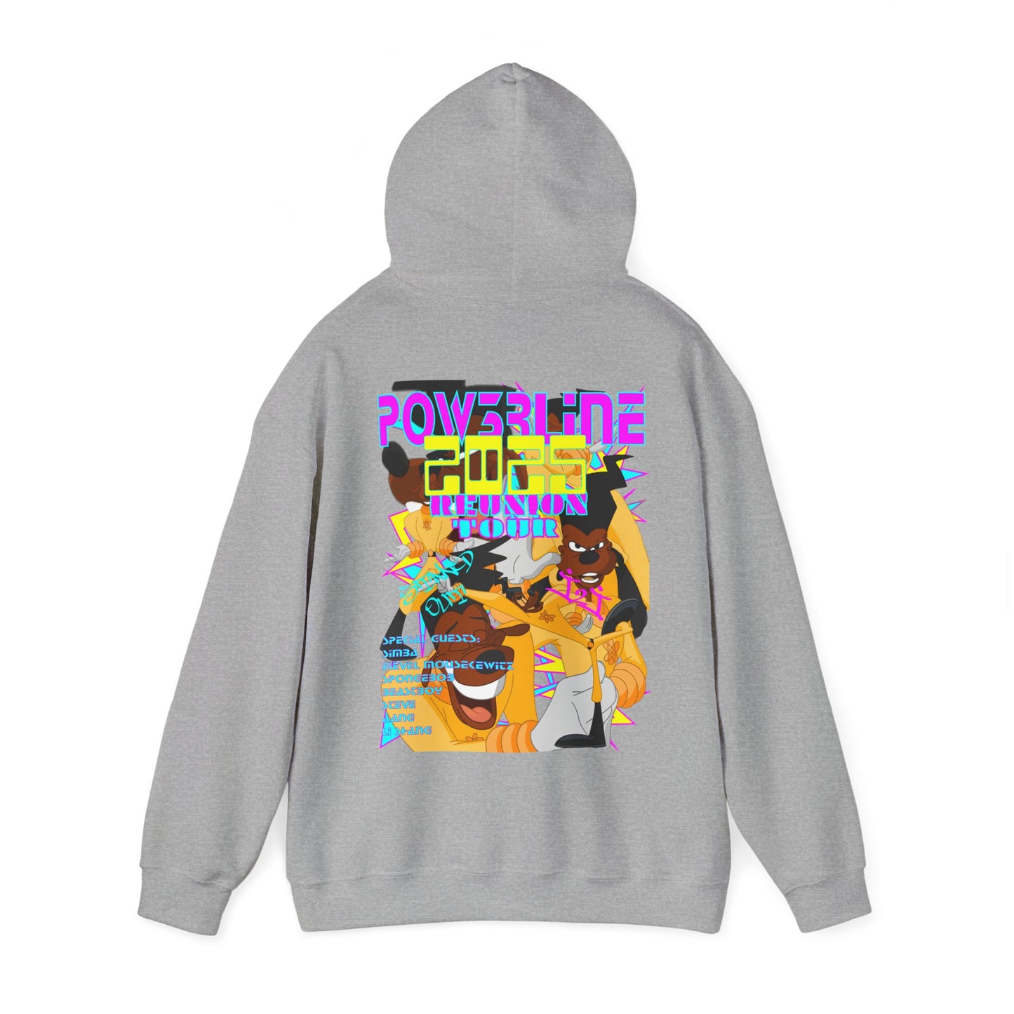 A GOOFY MOVIE 1990NOW!: POW3RLIN3 Unisex Heavy Blend™ Hooded Sweatshirt