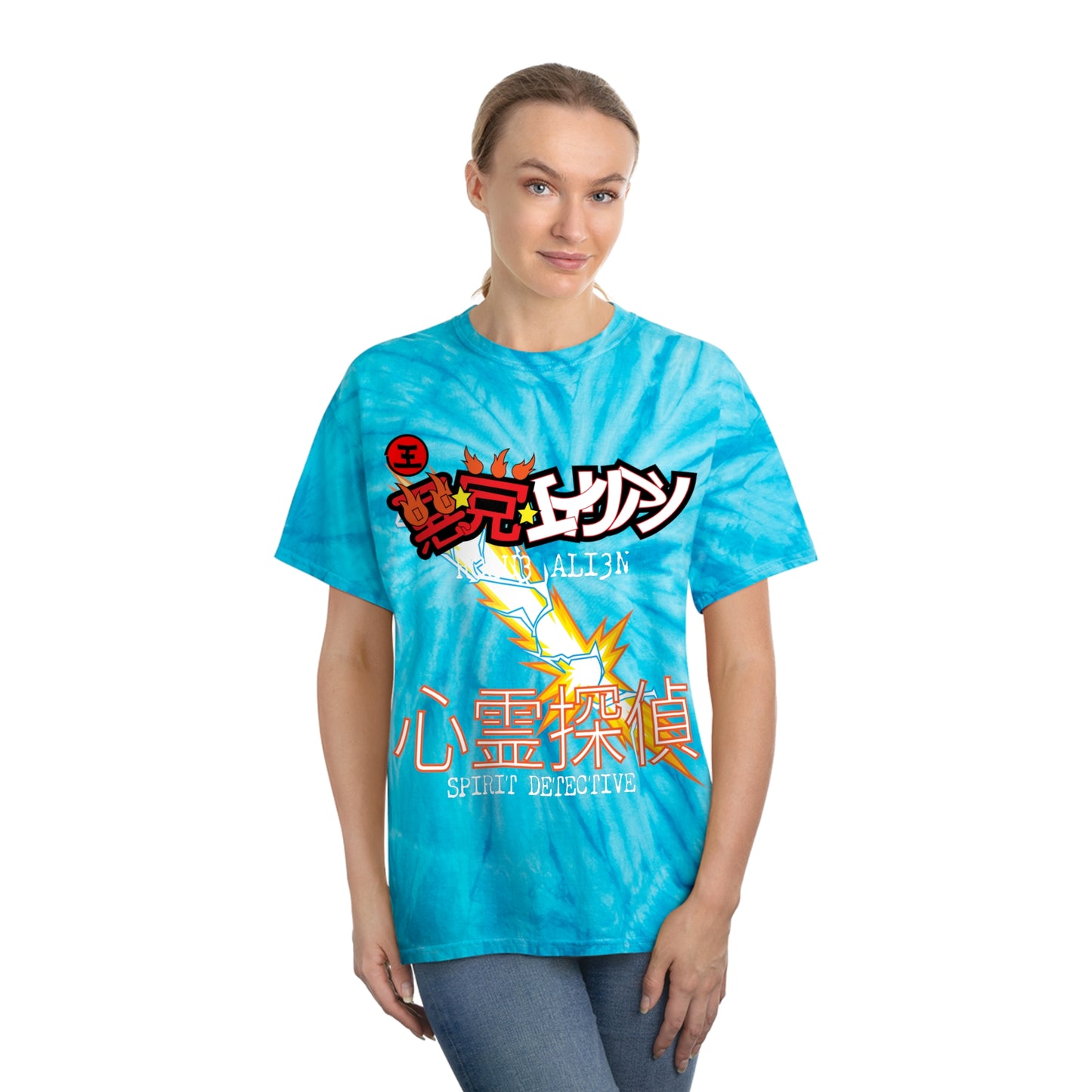 YU YU HAKUSHO: Anime Tie-Dye Tee, Cyclone YU YU HAKUSHO KUWABARA Design Shirt