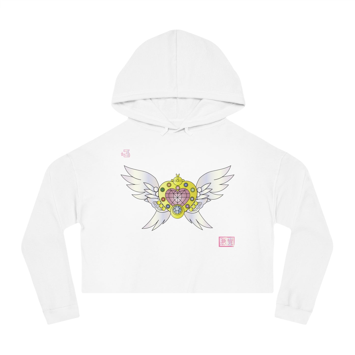 SAILOR MOON: Women’s Cropped Hooded Sweatshirt