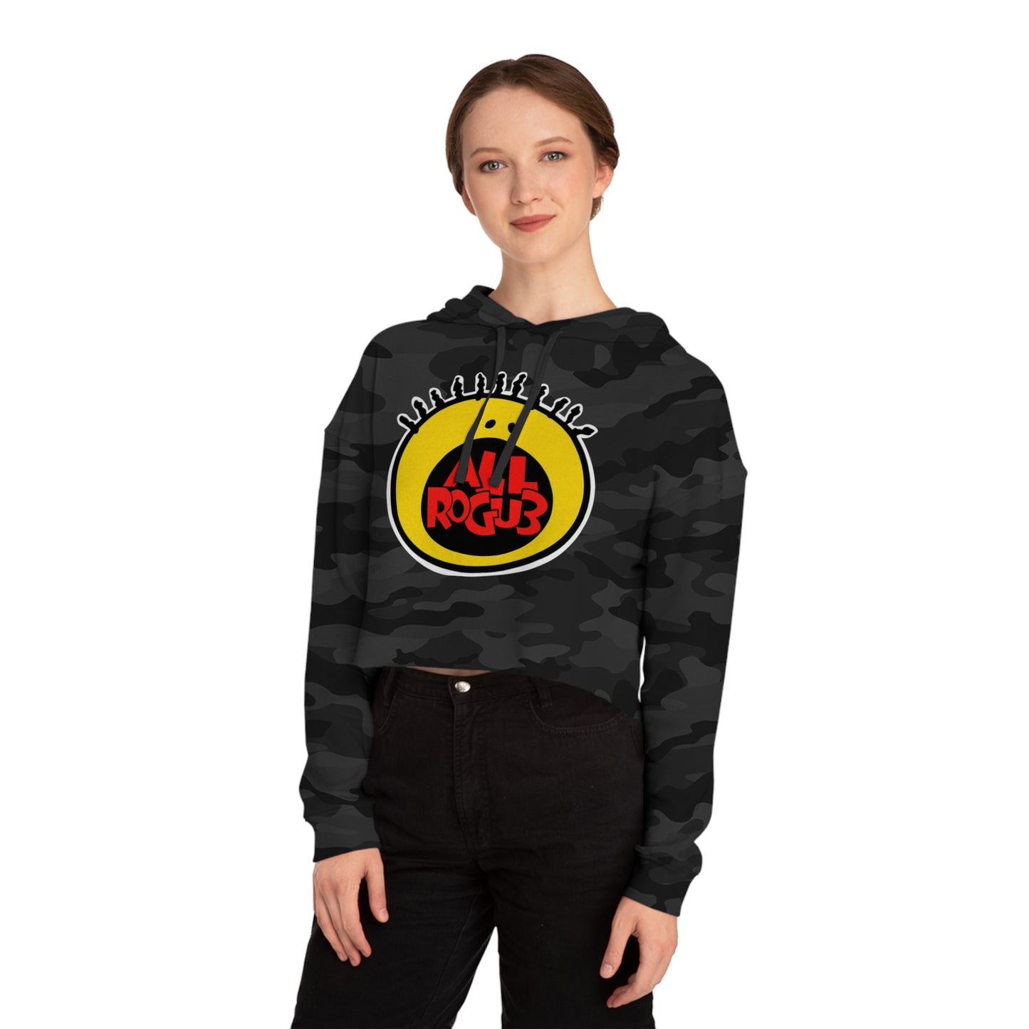 NICK 1990NOW!: ALL THAT Women’s Cropped Hooded Sweatshirt