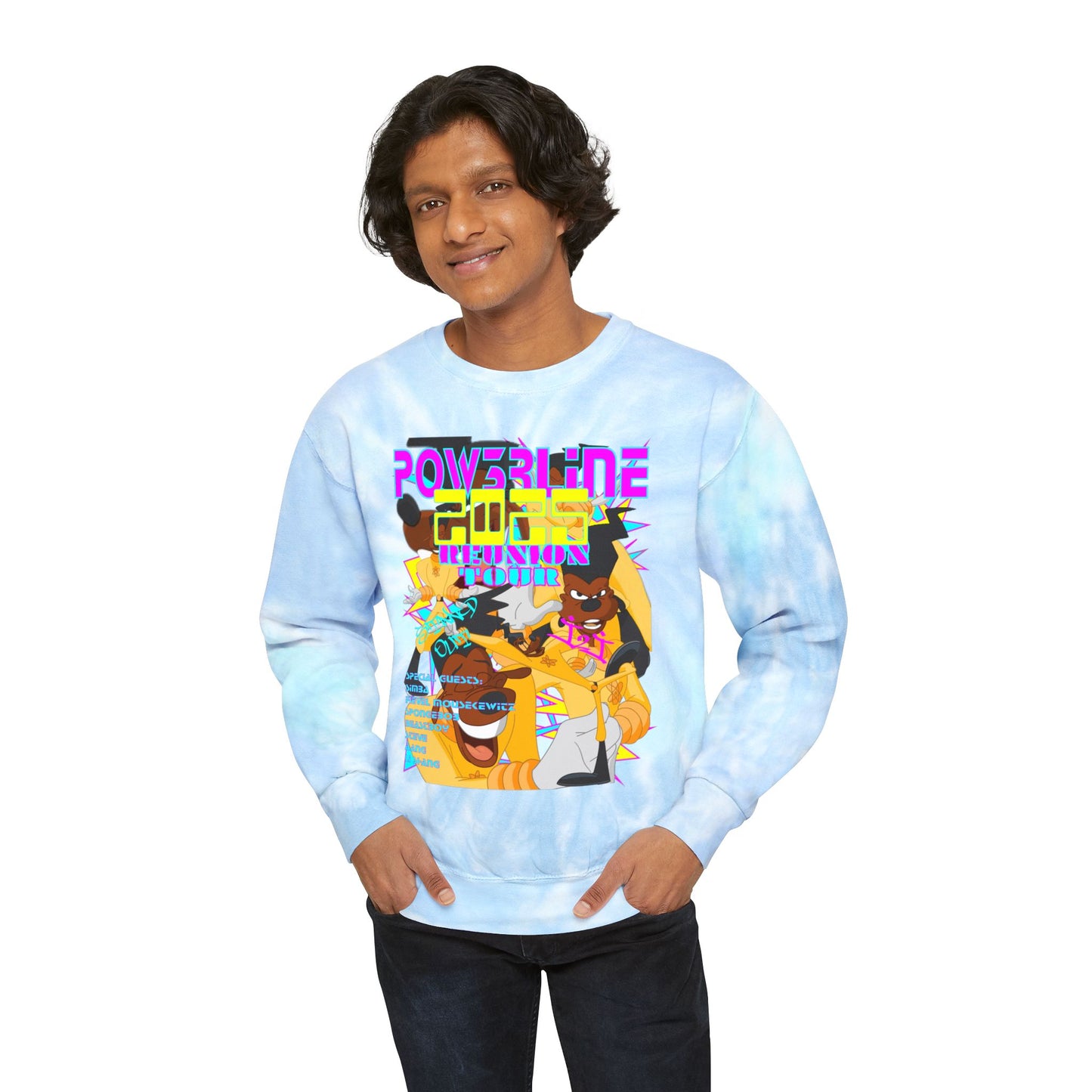 DISNEY: POW3RLINE Unisex Tie-Dye Sweatshirt