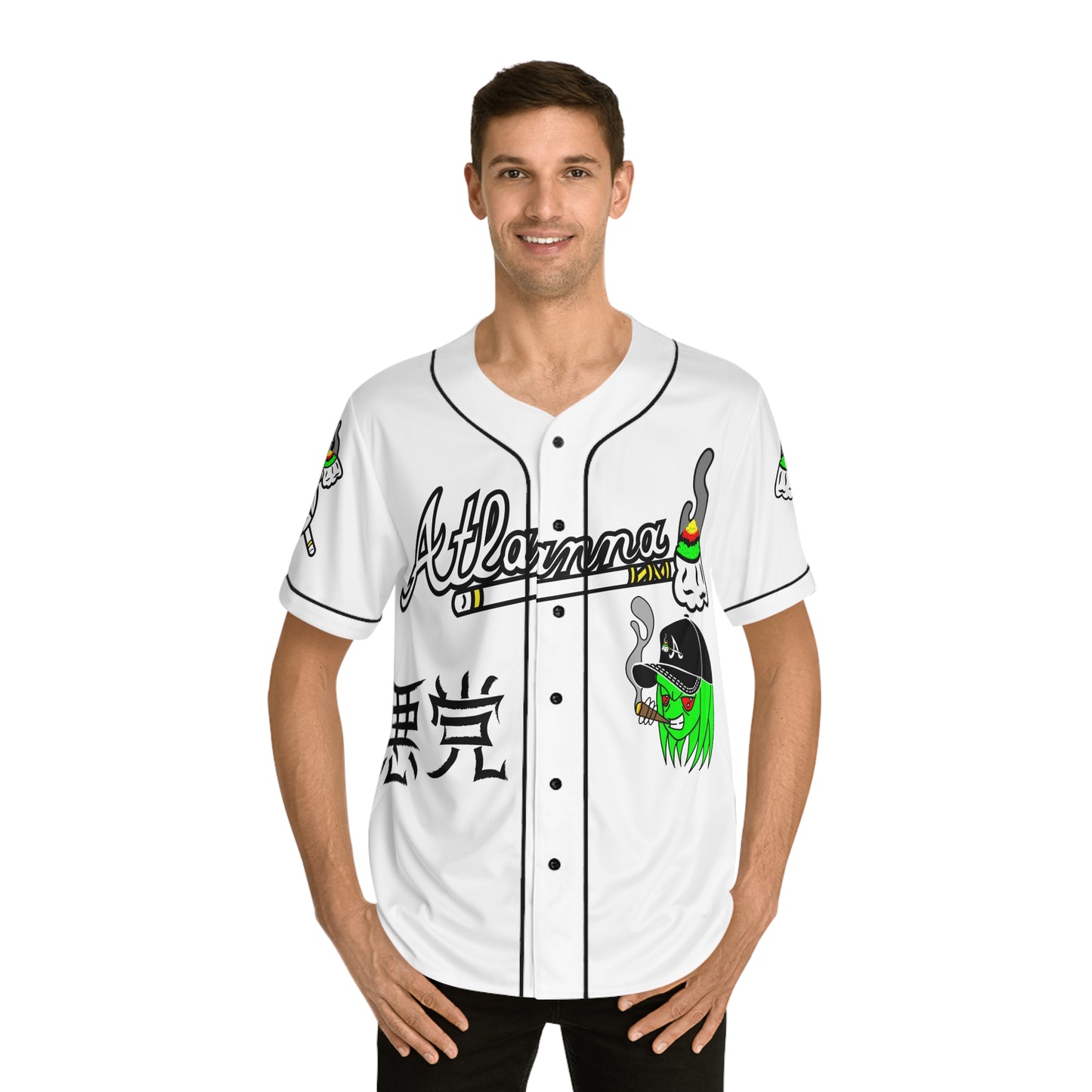 ROGU3 ALI3N: Men's Baseball Jersey