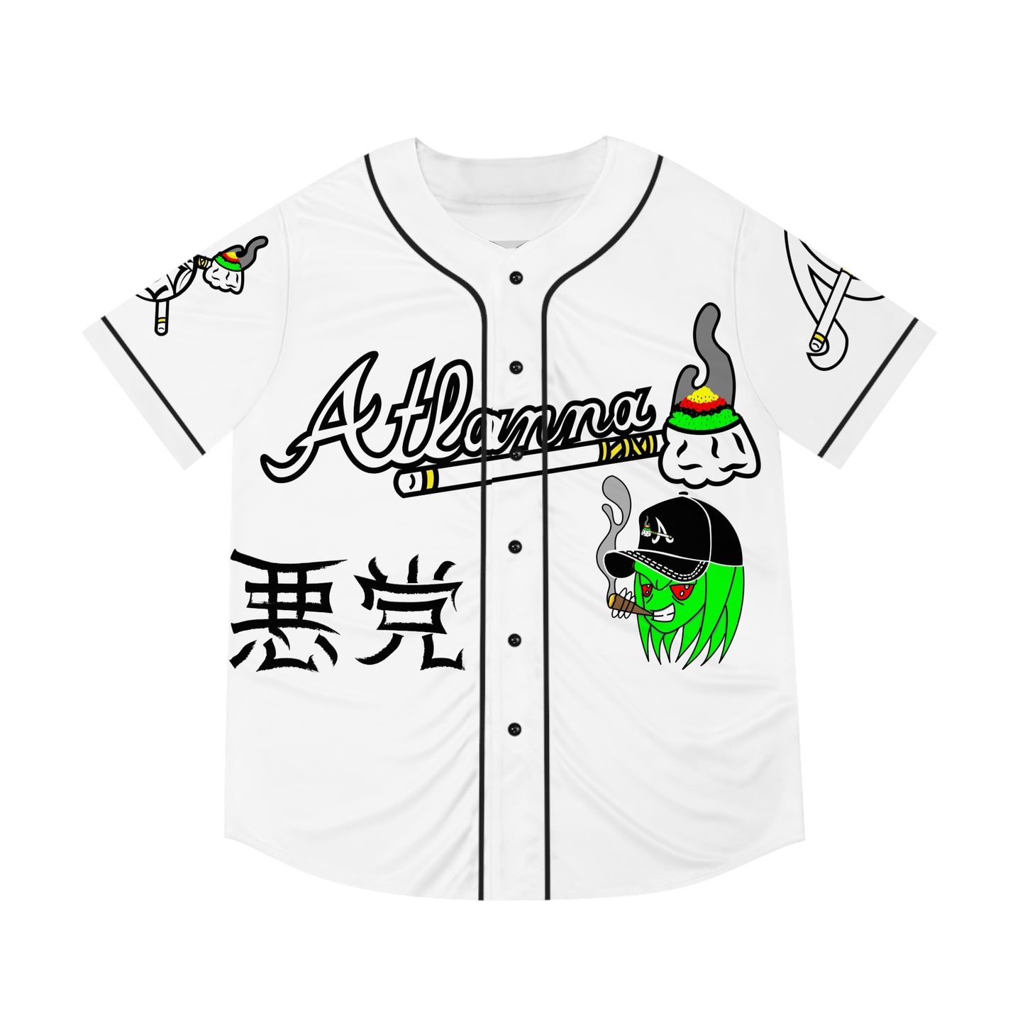 ROGU3 ALI3N: Men's Baseball Jersey