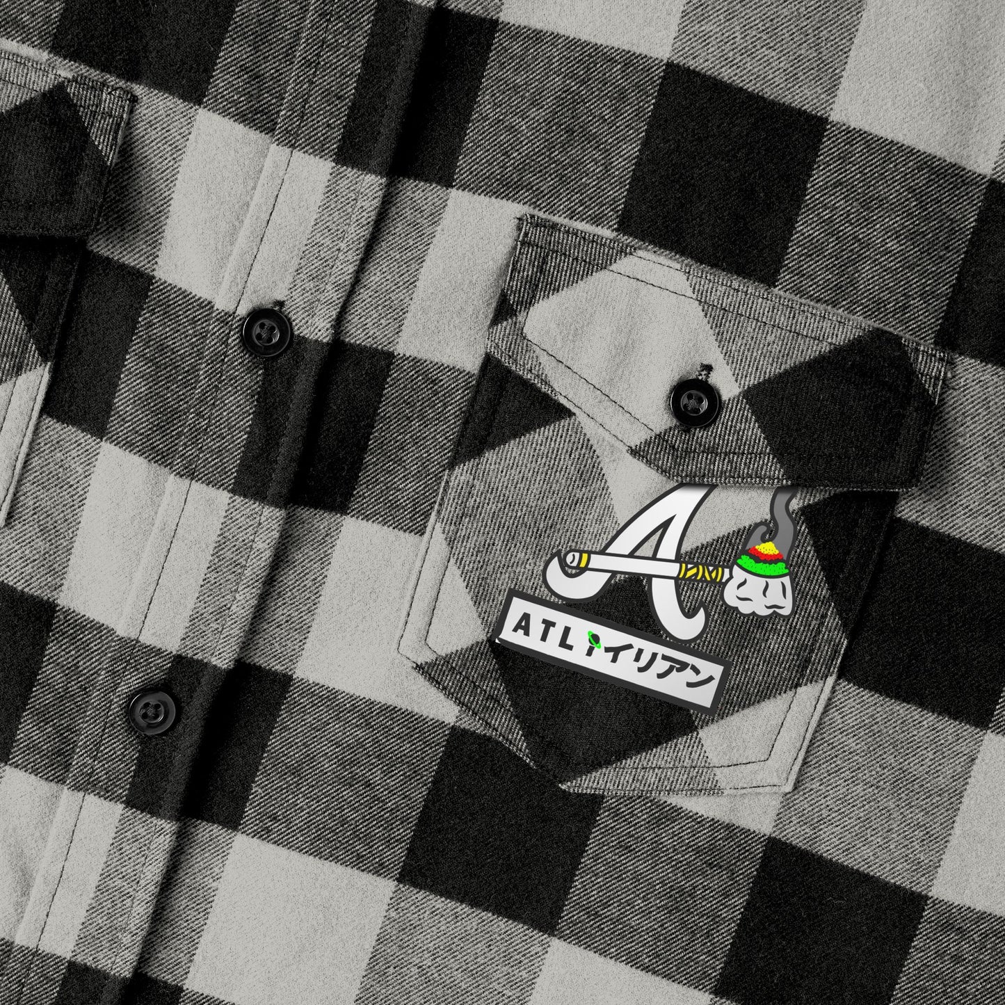 ROGU3 ALI3N: ATLANNA Unisex Flannel Shirt