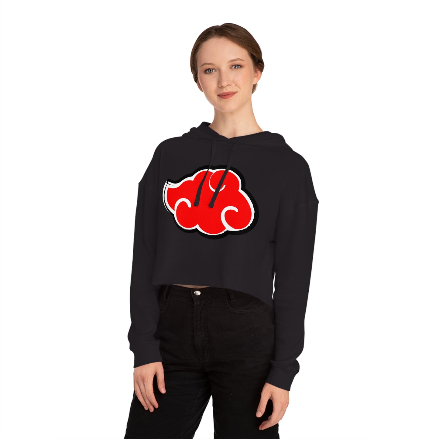 NARUTO: AKATSUKI Women’s Cropped Hooded Sweatshirt