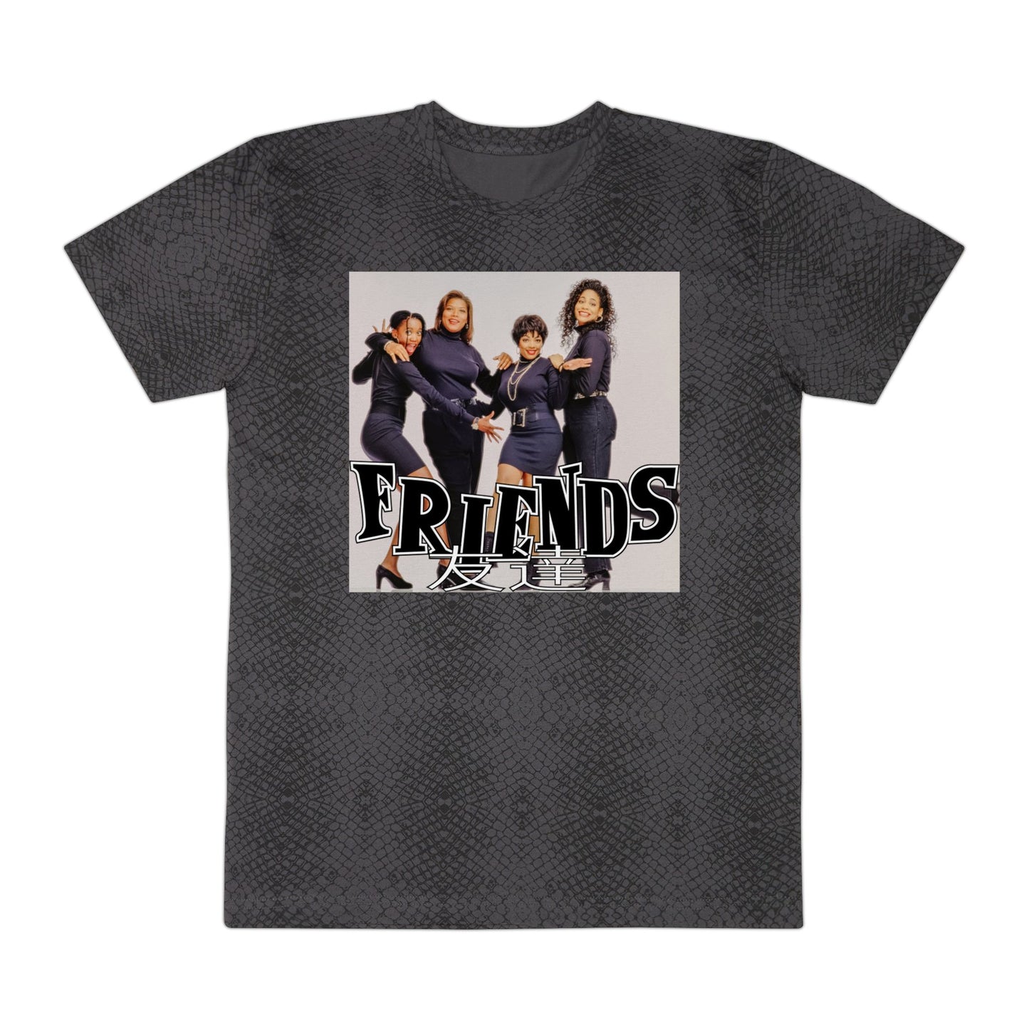 SITCOM 1990N0W!: "FRIENDS" (LIVING SINGLE) Men's Fine Jersey Tee