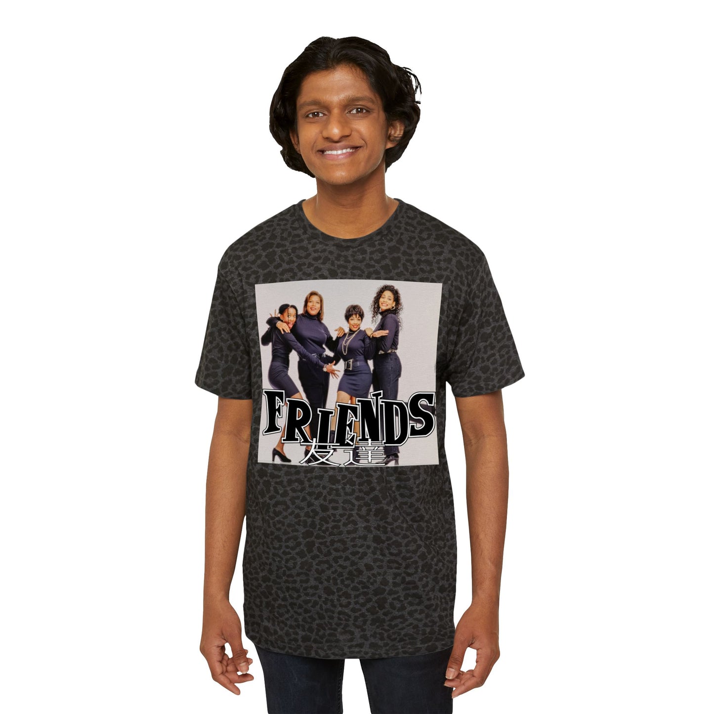 SITCOM 1990N0W!: "FRIENDS" (LIVING SINGLE) Men's Fine Jersey Tee