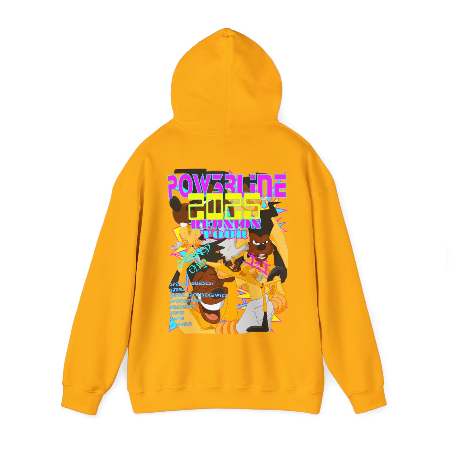 A GOOFY MOVIE 1990NOW!: POW3RLIN3 Unisex Heavy Blend™ Hooded Sweatshirt