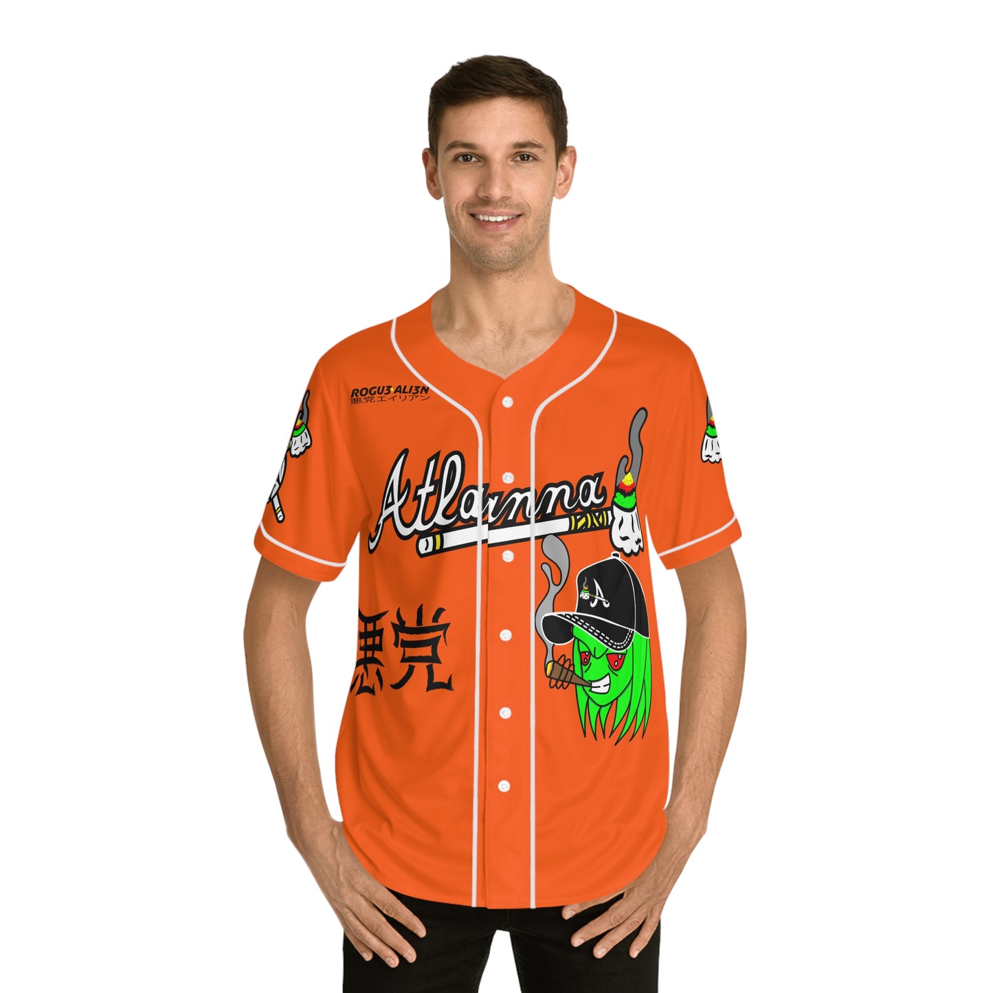 ROGU3 ALI3N: ATLANNA Baseball Jersey (AOP)