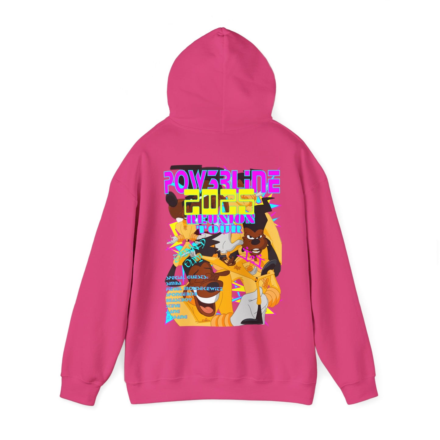 A GOOFY MOVIE 1990NOW!: POW3RLIN3 Unisex Heavy Blend™ Hooded Sweatshirt