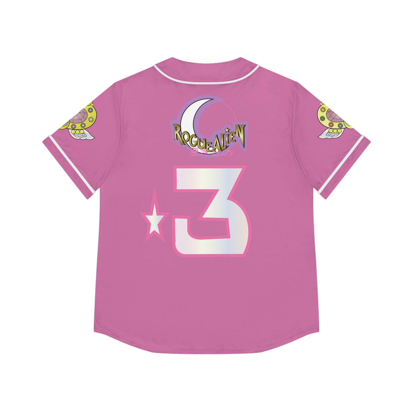 SAILORMOON: Pink Pretty Soldier Women's Baseball Jersey