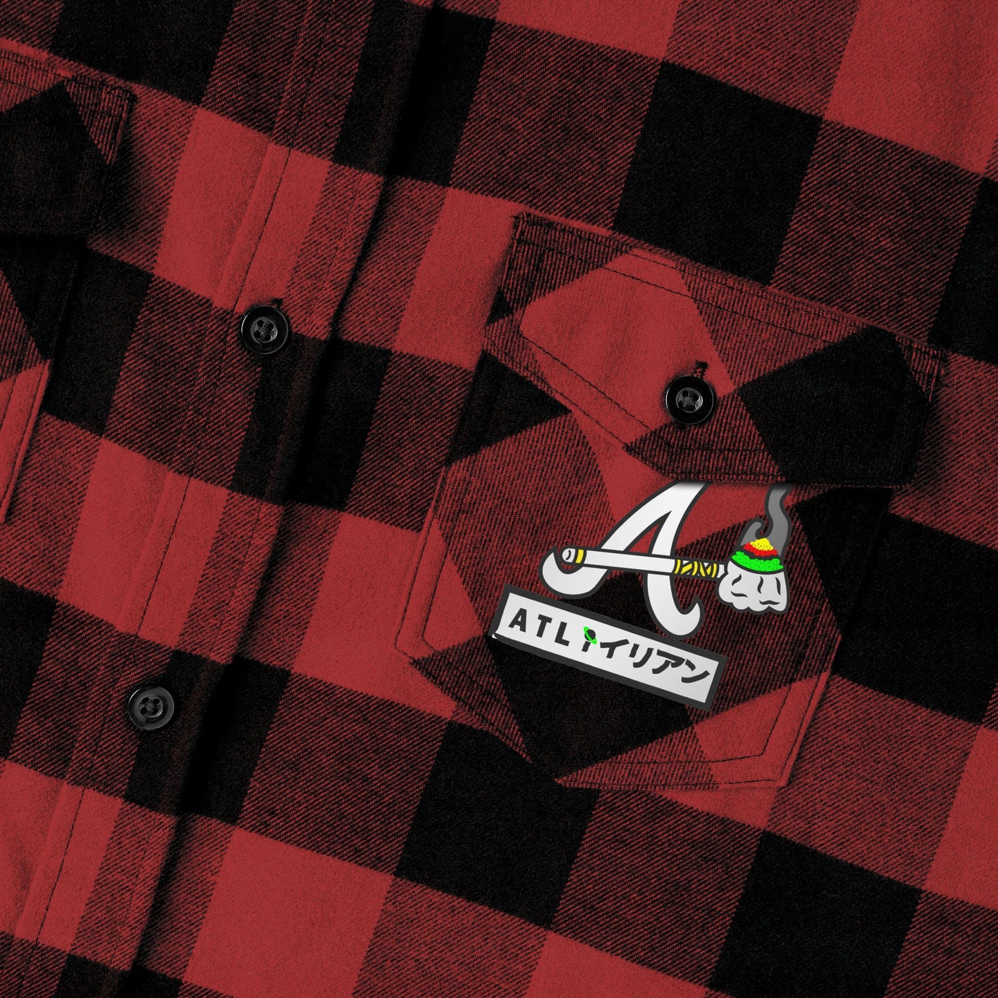 ROGU3 ALI3N: ATLANNA Unisex Flannel Shirt