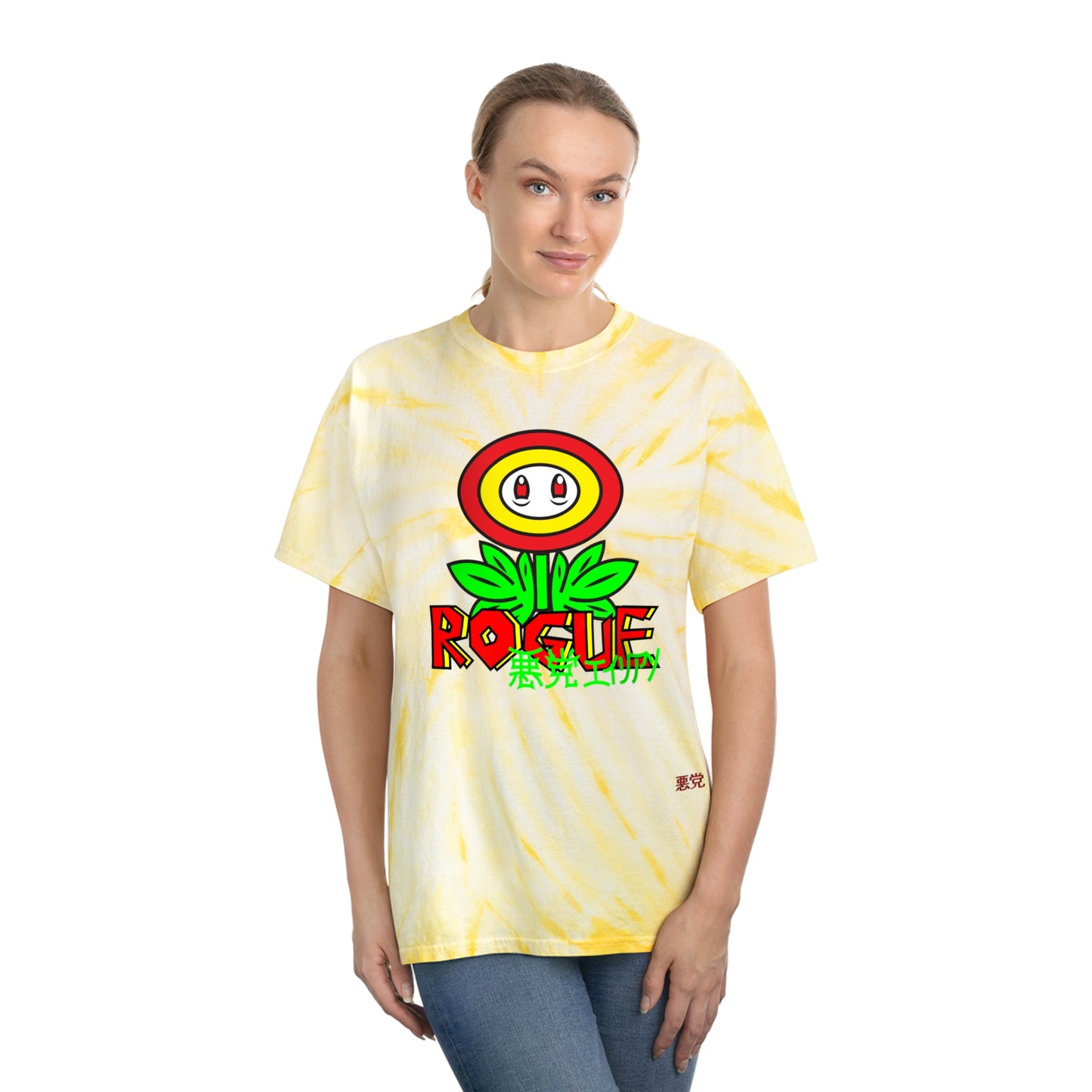 MARIO: Tie-Dye Tee, Cyclone Mario Fire Flower Groovy T-Shirt