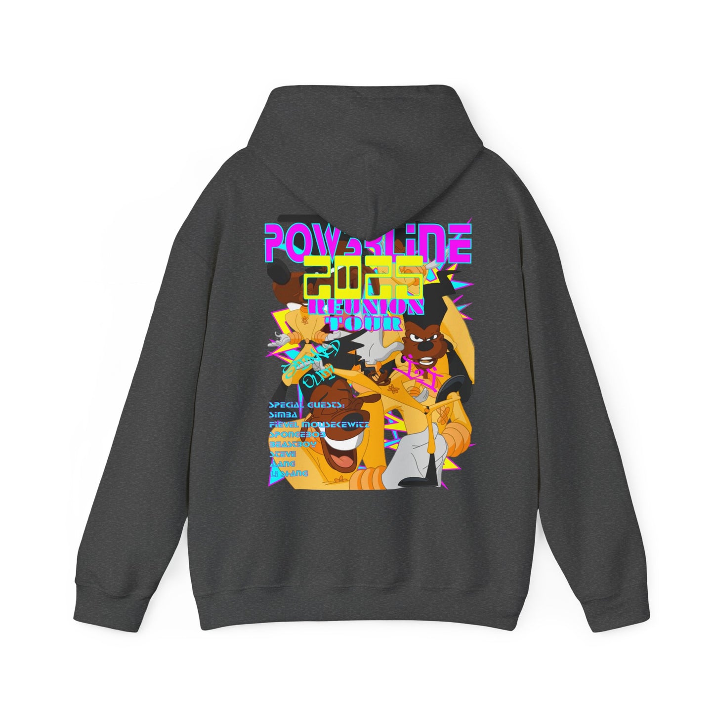 A GOOFY MOVIE 1990NOW!: POW3RLIN3 Unisex Heavy Blend™ Hooded Sweatshirt