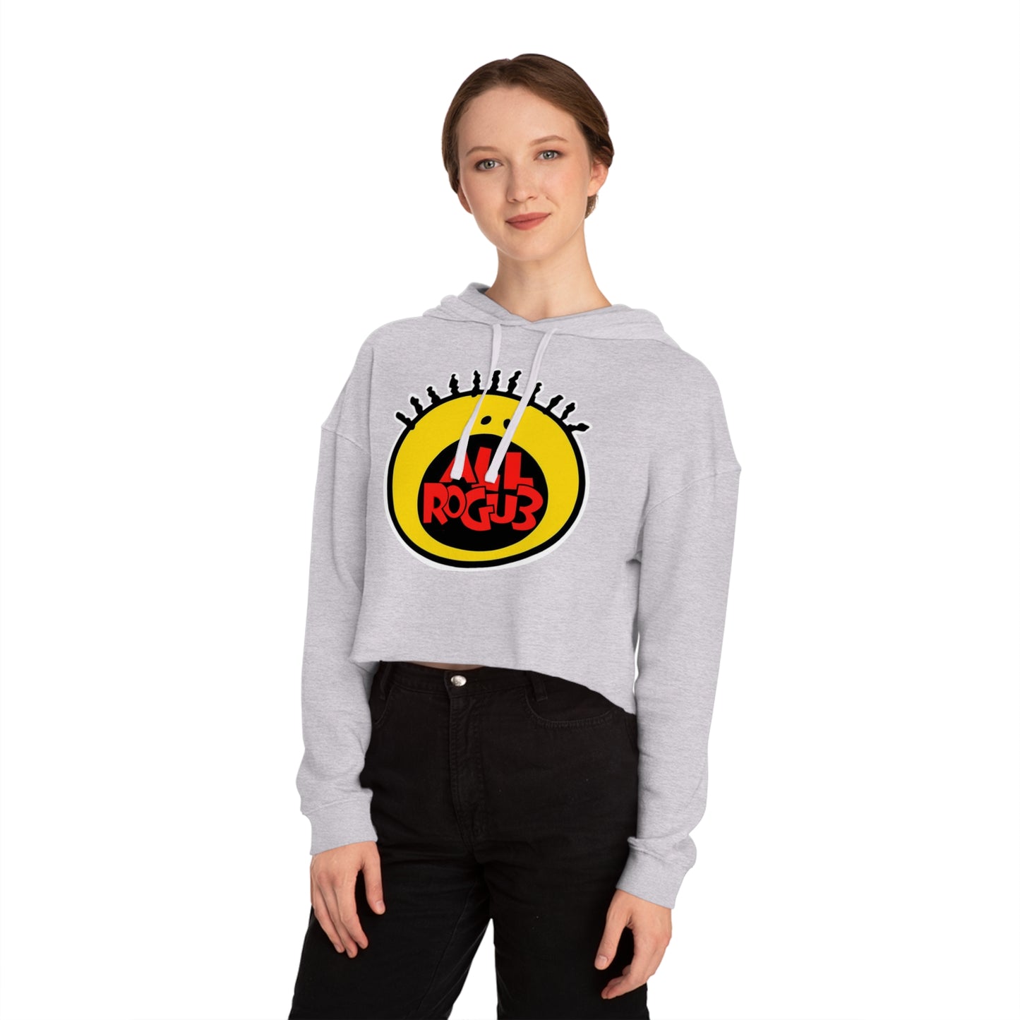 NICK 1990NOW!: ALL THAT Women’s Cropped Hooded Sweatshirt