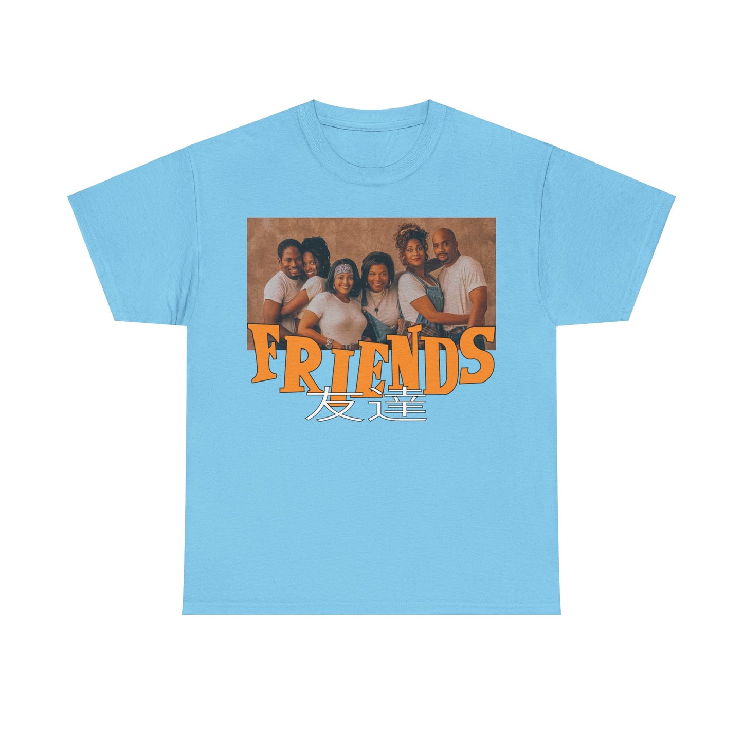 SITCOM 1990NOW!: "FRIENDS" (LIVING SINGLE) Unisex Heavy Cotton Tee