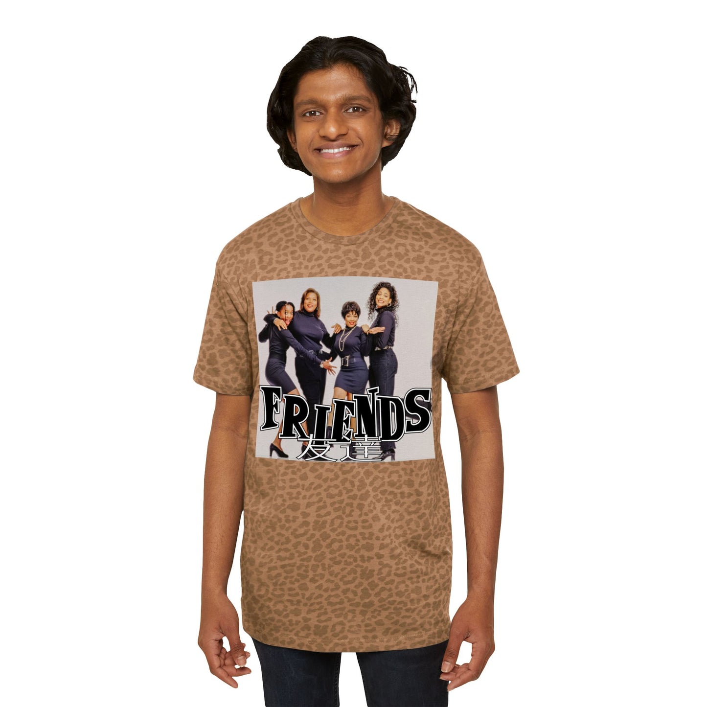 SITCOM 1990N0W!: "FRIENDS" (LIVING SINGLE) Men's Fine Jersey Tee