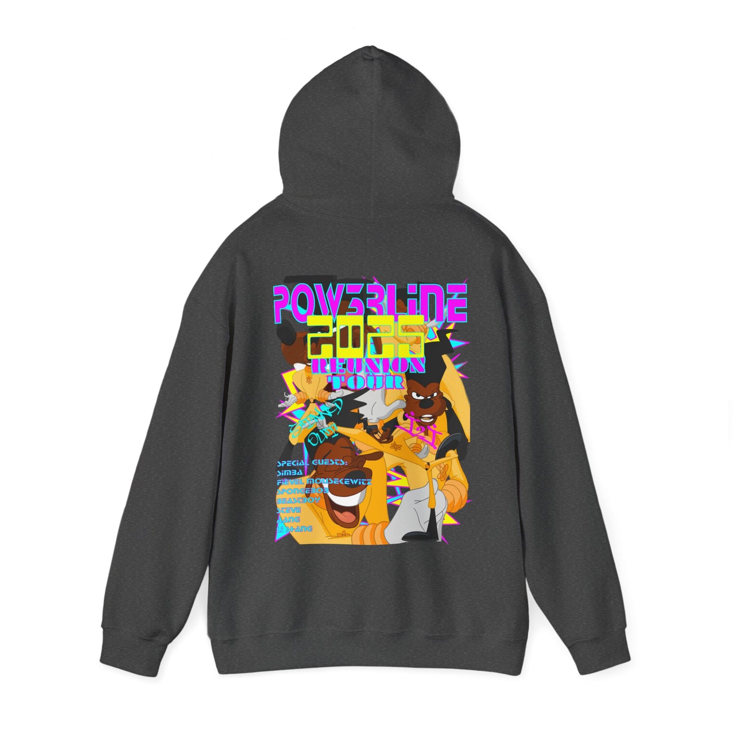 A GOOFY MOVIE 1990NOW!: POW3RLIN3 Unisex Heavy Blend™ Hooded Sweatshirt