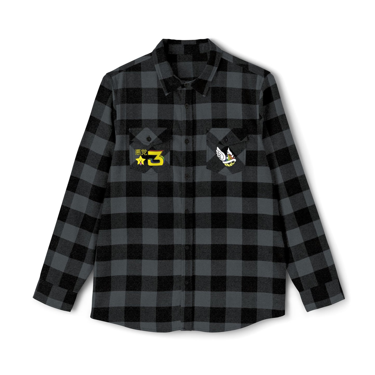 MARIO: TRIPPY STAR Unisex Flannel Shirt