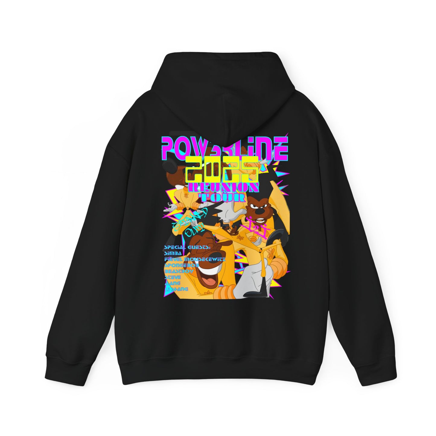 A GOOFY MOVIE 1990NOW!: POW3RLIN3 Unisex Heavy Blend™ Hooded Sweatshirt