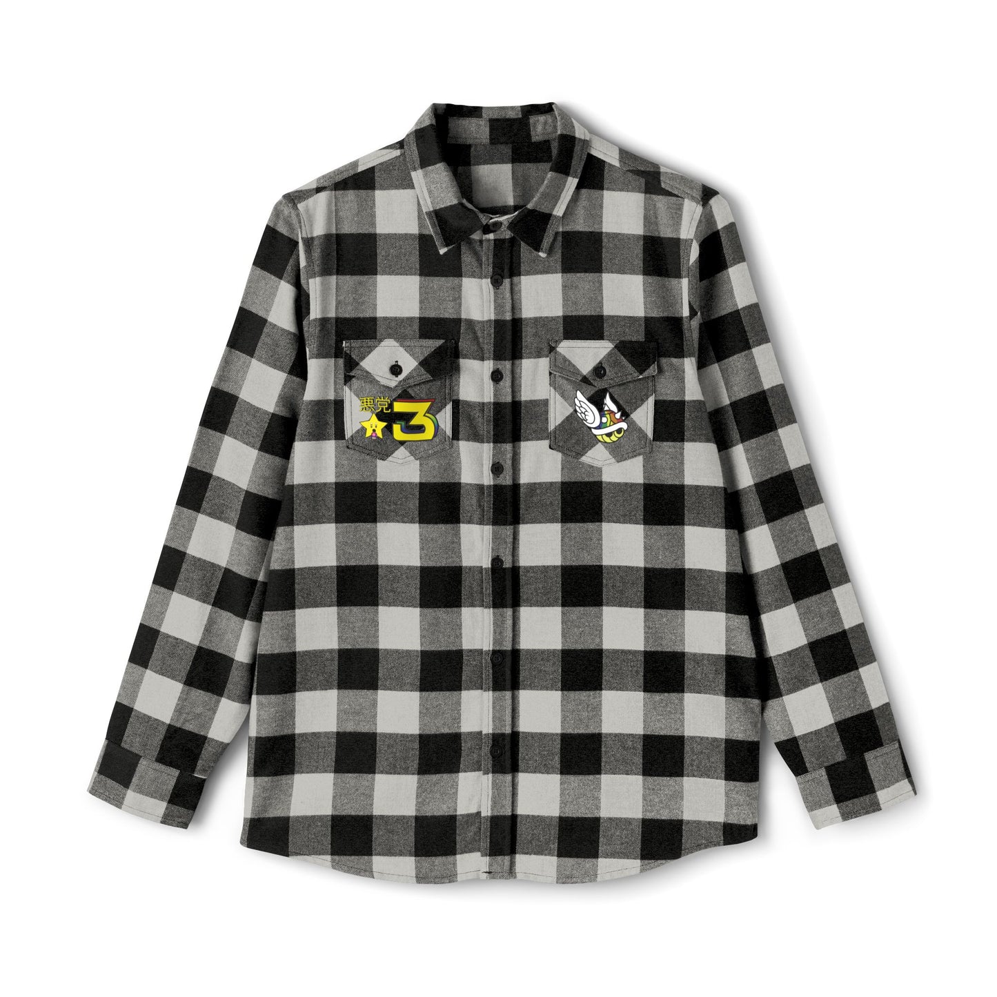 MARIO: TRIPPY STAR Unisex Flannel Shirt