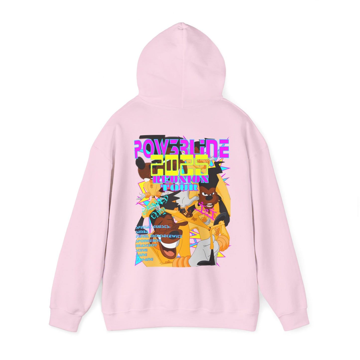 A GOOFY MOVIE 1990NOW!: POW3RLIN3 Unisex Heavy Blend™ Hooded Sweatshirt