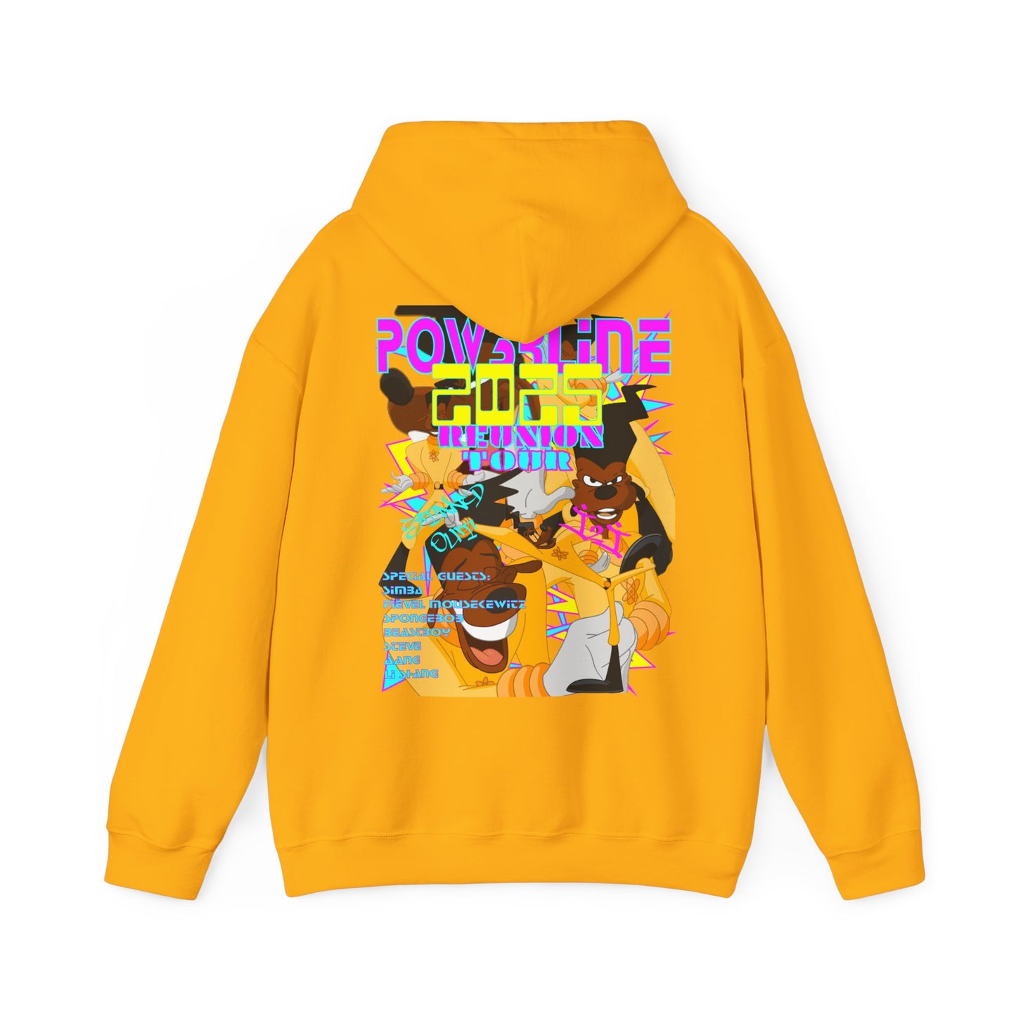 A GOOFY MOVIE 1990NOW!: POW3RLIN3 Unisex Heavy Blend™ Hooded Sweatshirt