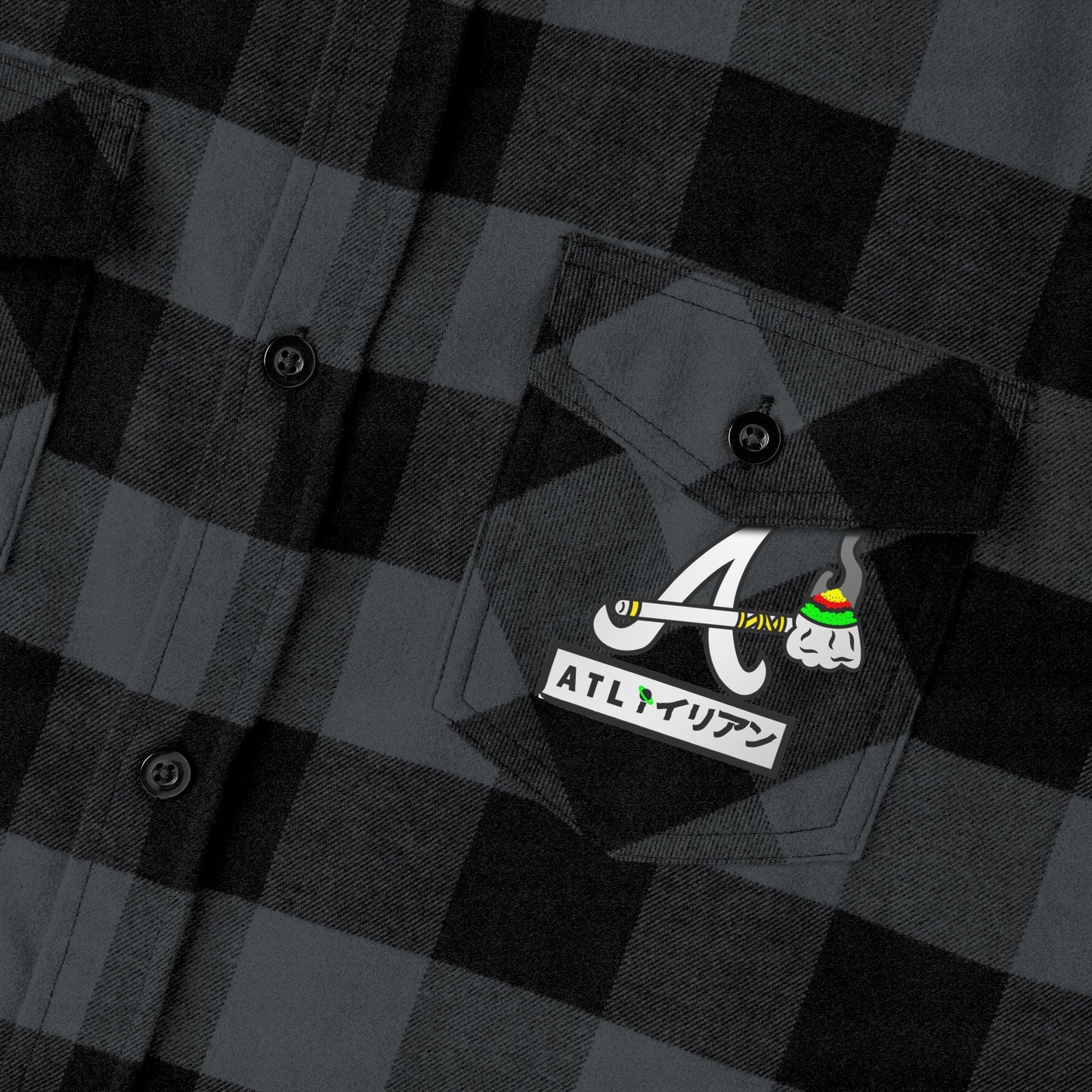 ROGU3 ALI3N: ATLANNA Unisex Flannel Shirt