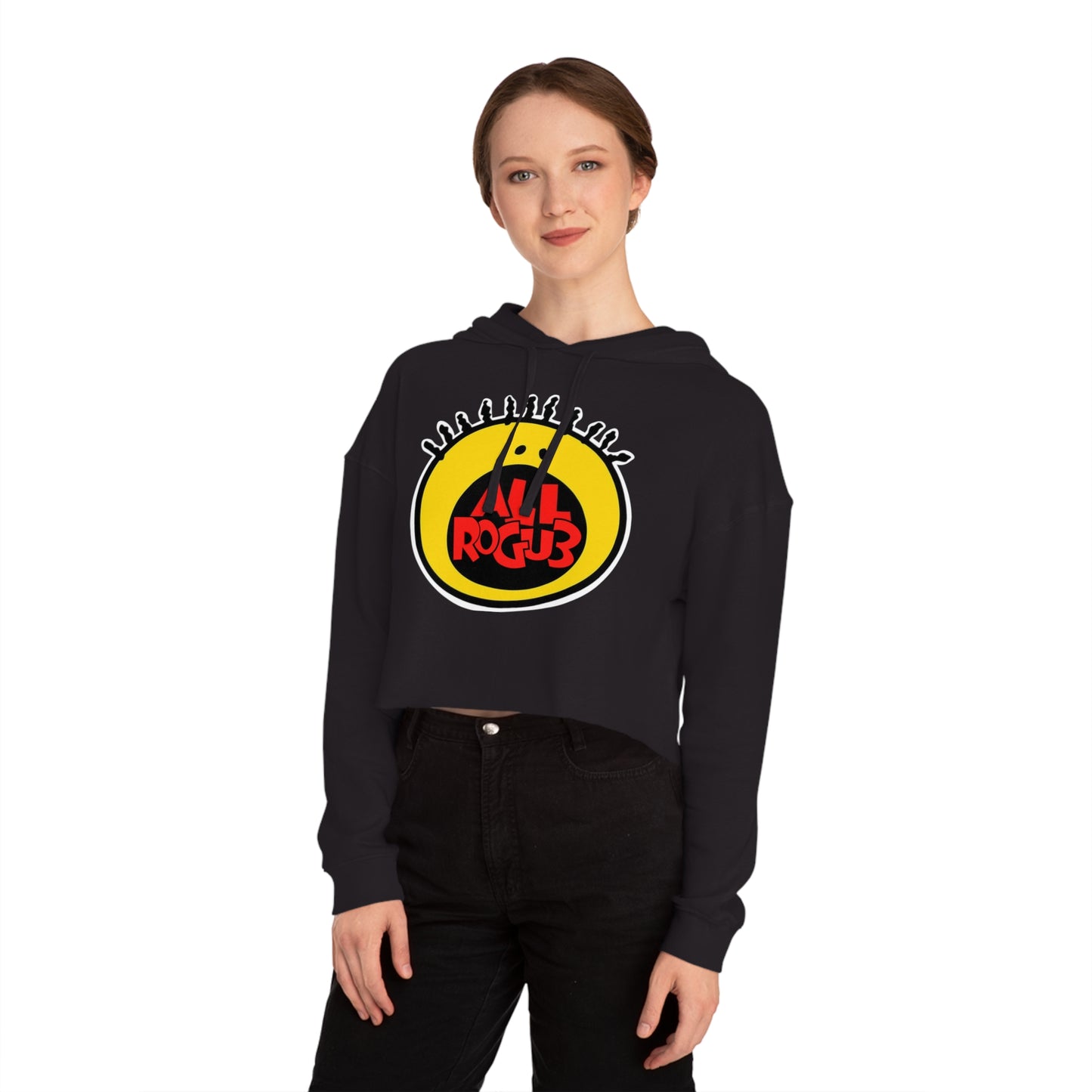 NICK 1990NOW!: ALL THAT Women’s Cropped Hooded Sweatshirt