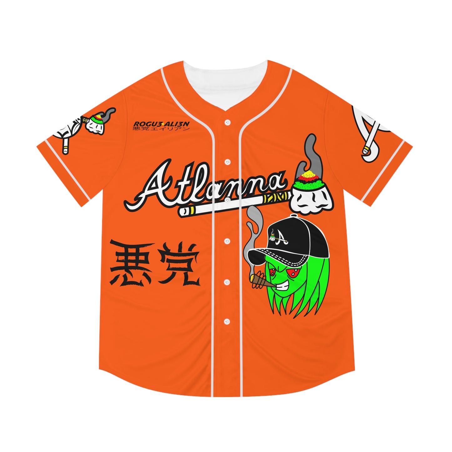 ROGU3 ALI3N: ATLANNA Baseball Jersey (AOP)