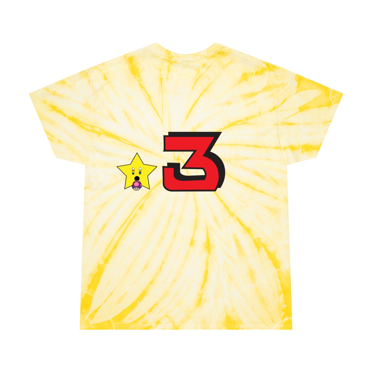 MARIO: Tie-Dye Tee, Cyclone Mario Fire Flower Groovy T-Shirt