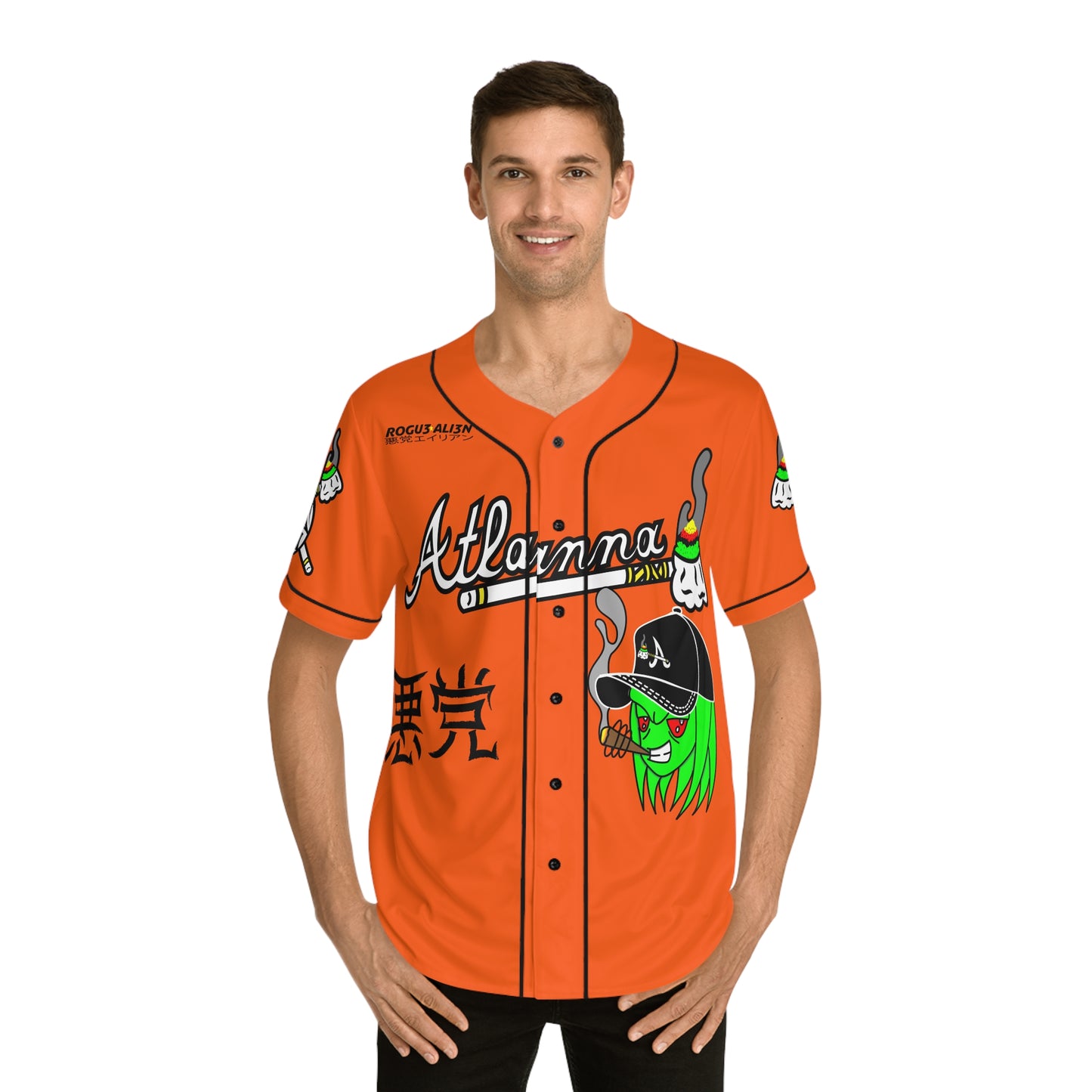 ROGU3 ALI3N: ATLANNA Baseball Jersey (AOP)