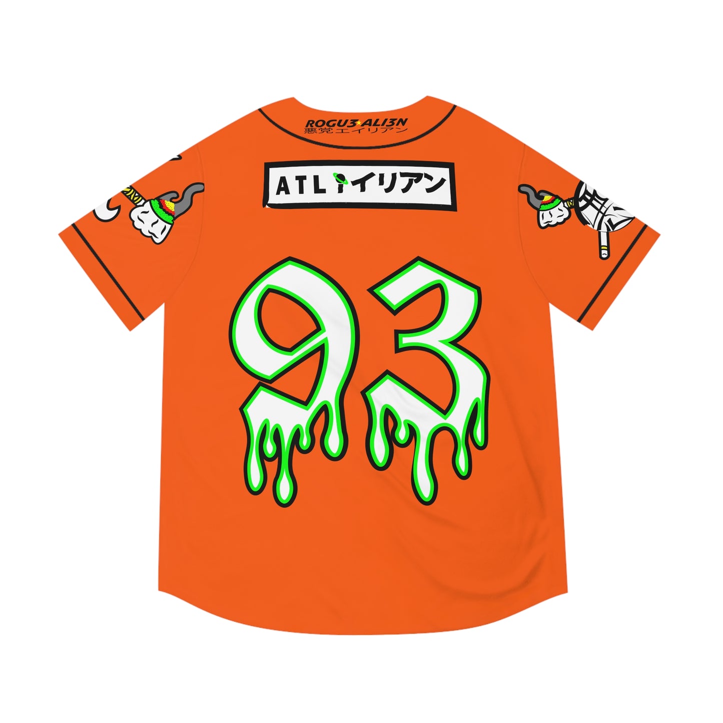 ROGU3 ALI3N: ATLANNA Baseball Jersey (AOP)