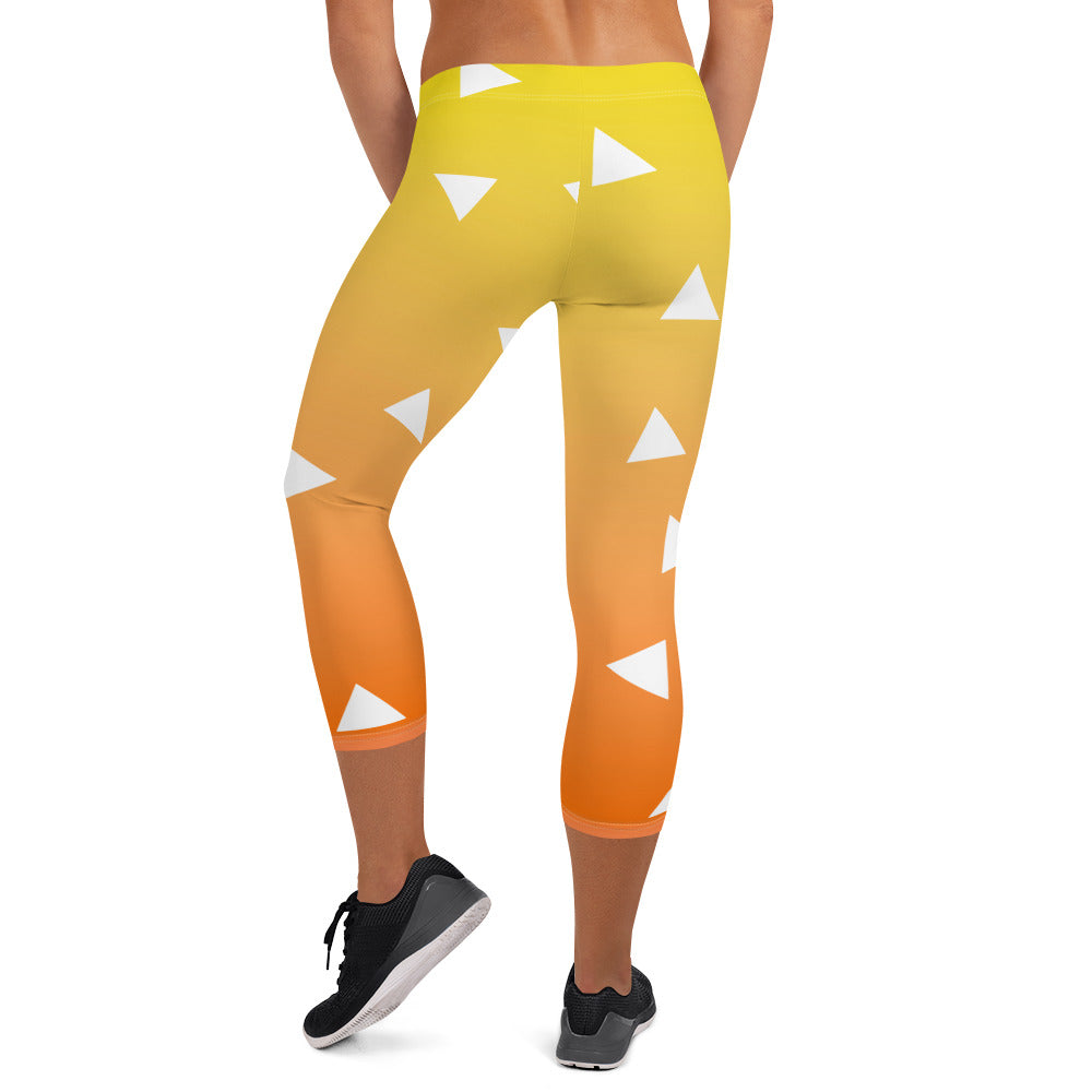 DEMON SLAYER: ZENITSU Capri Leggings