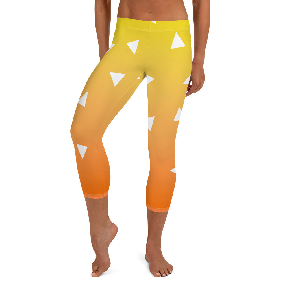 DEMON SLAYER: ZENITSU Capri Leggings