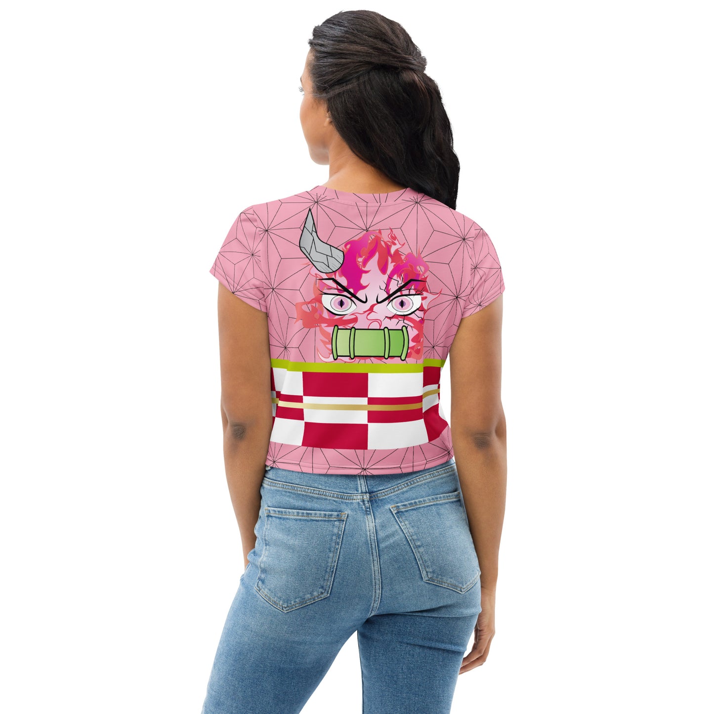 DEMON SLAYER: NEZUKO All-Over Print Crop Tee