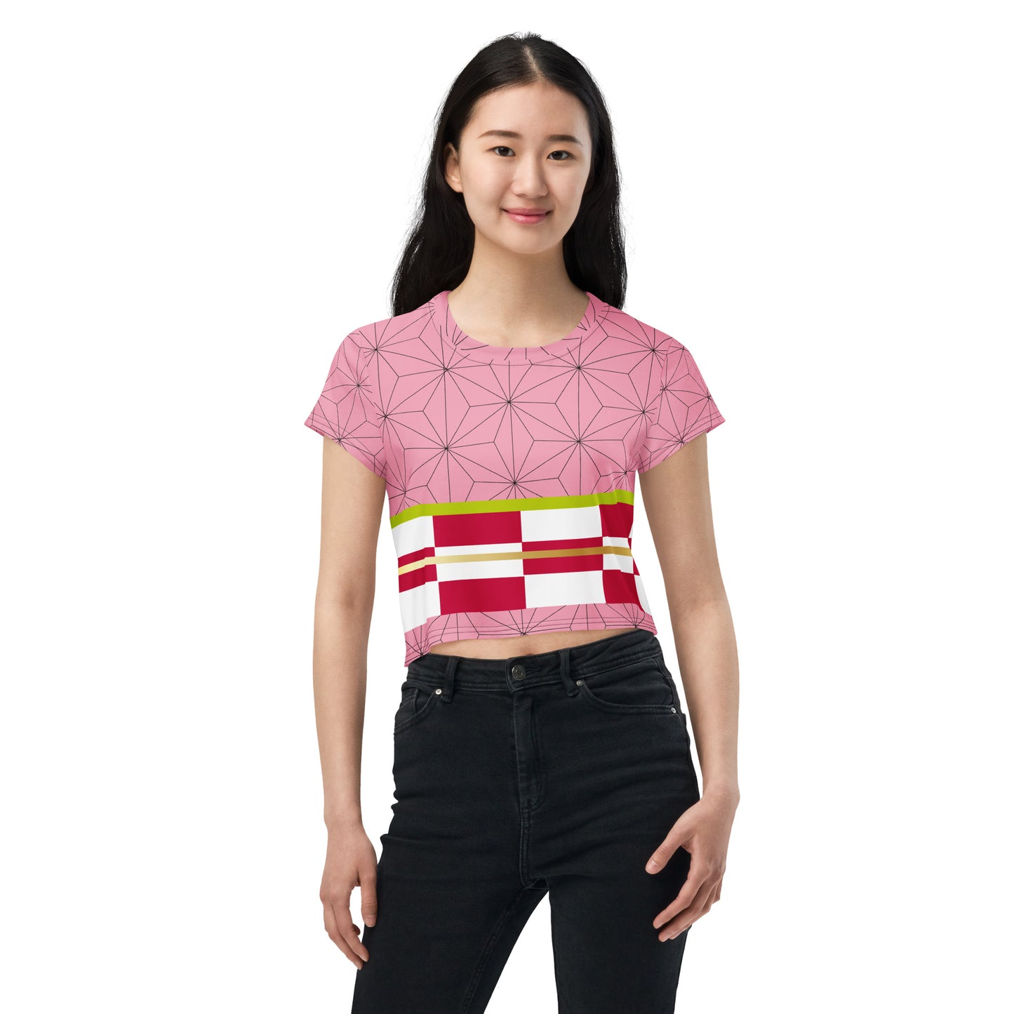 DEMON SLAYER: NEZUKO All-Over Print Crop Tee