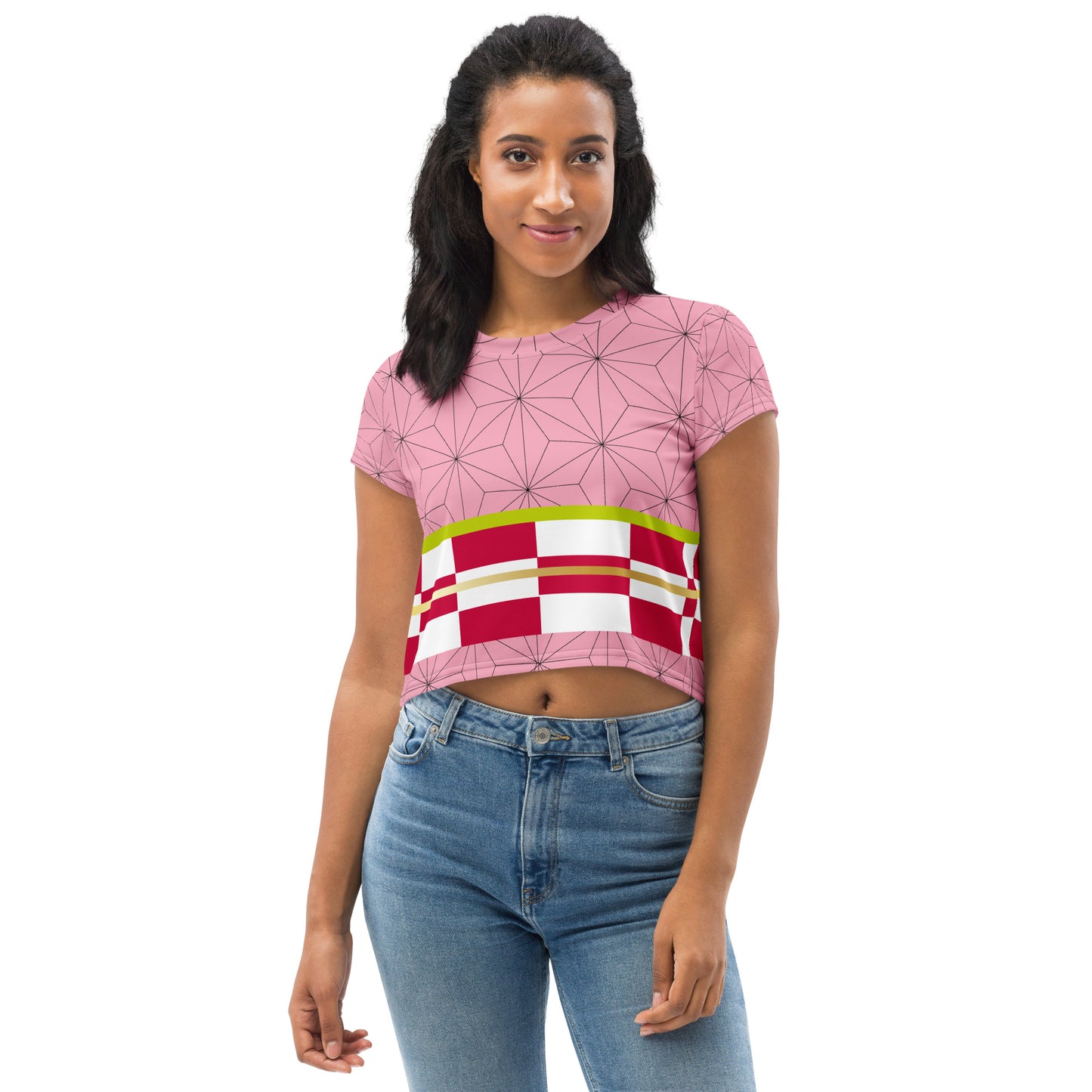 DEMON SLAYER: NEZUKO All-Over Print Crop Tee