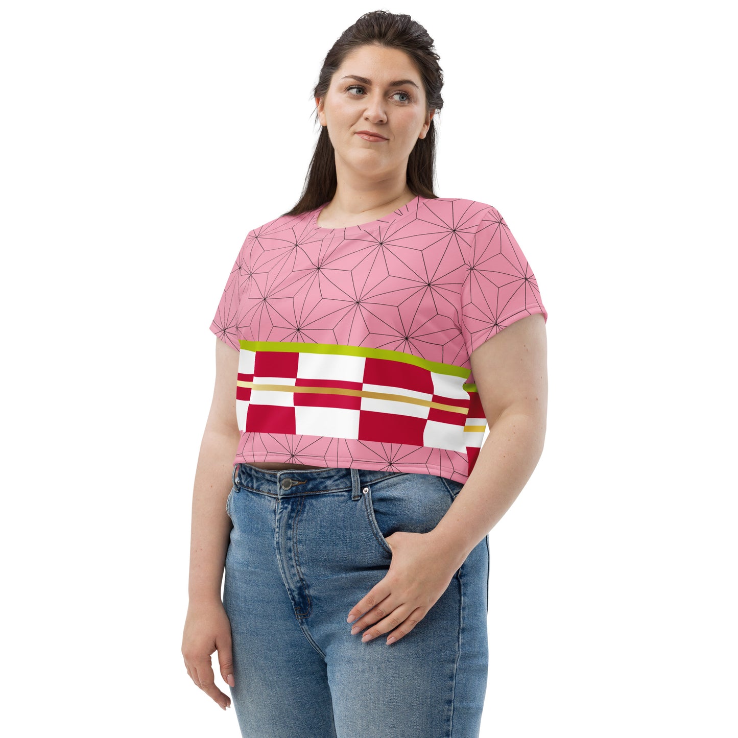 DEMON SLAYER: NEZUKO All-Over Print Crop Tee