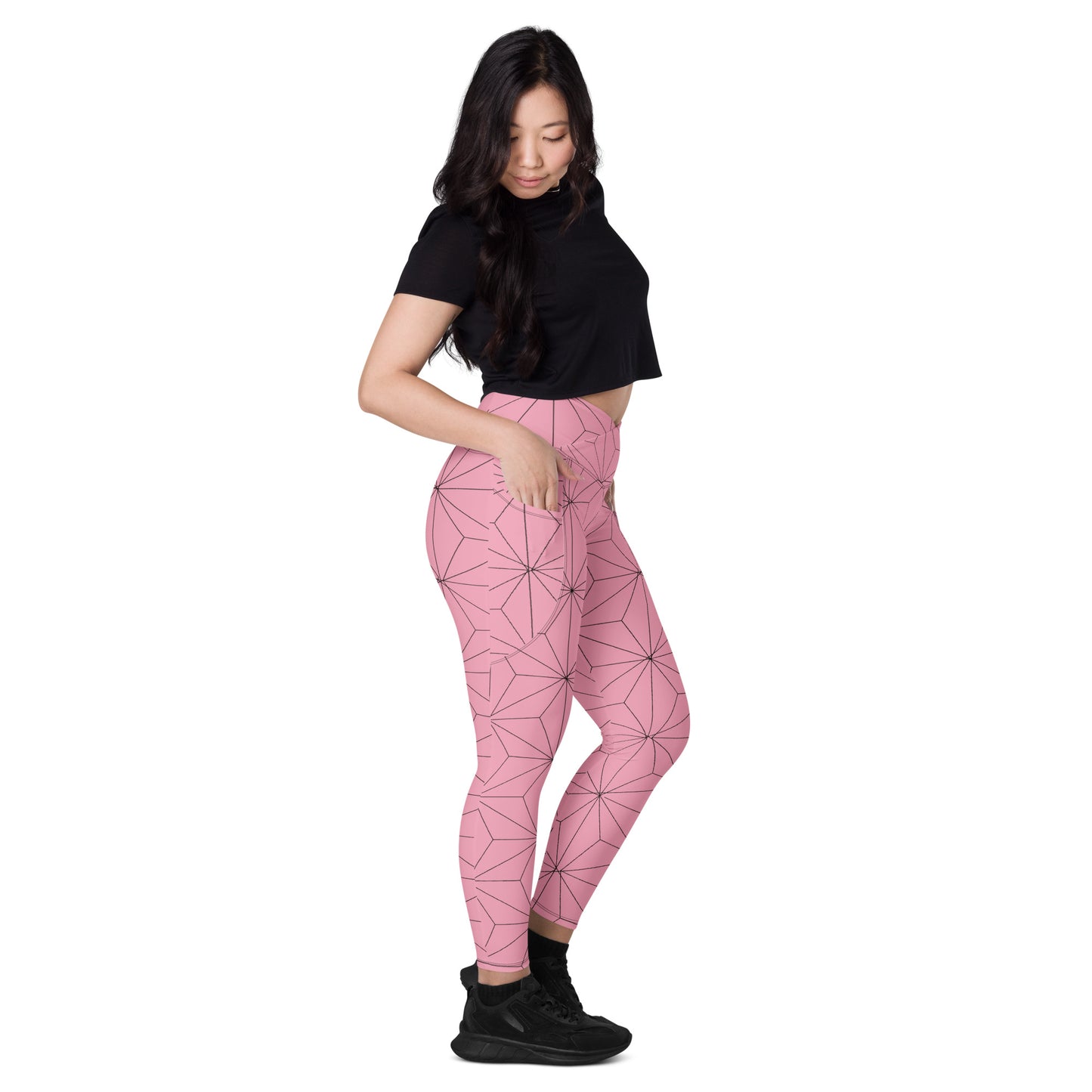 DEMON SLAYER: NEZUKO Crossover leggings with pockets