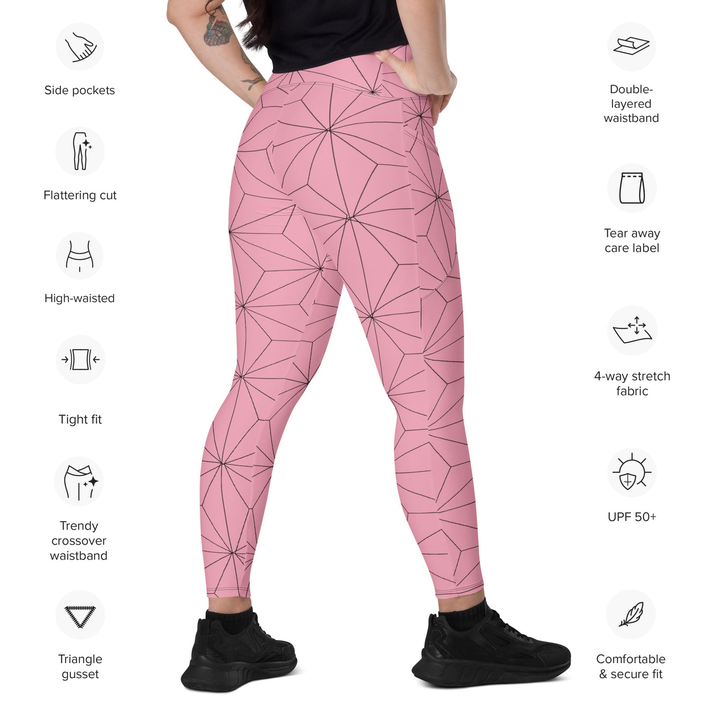 DEMON SLAYER: NEZUKO Crossover leggings with pockets