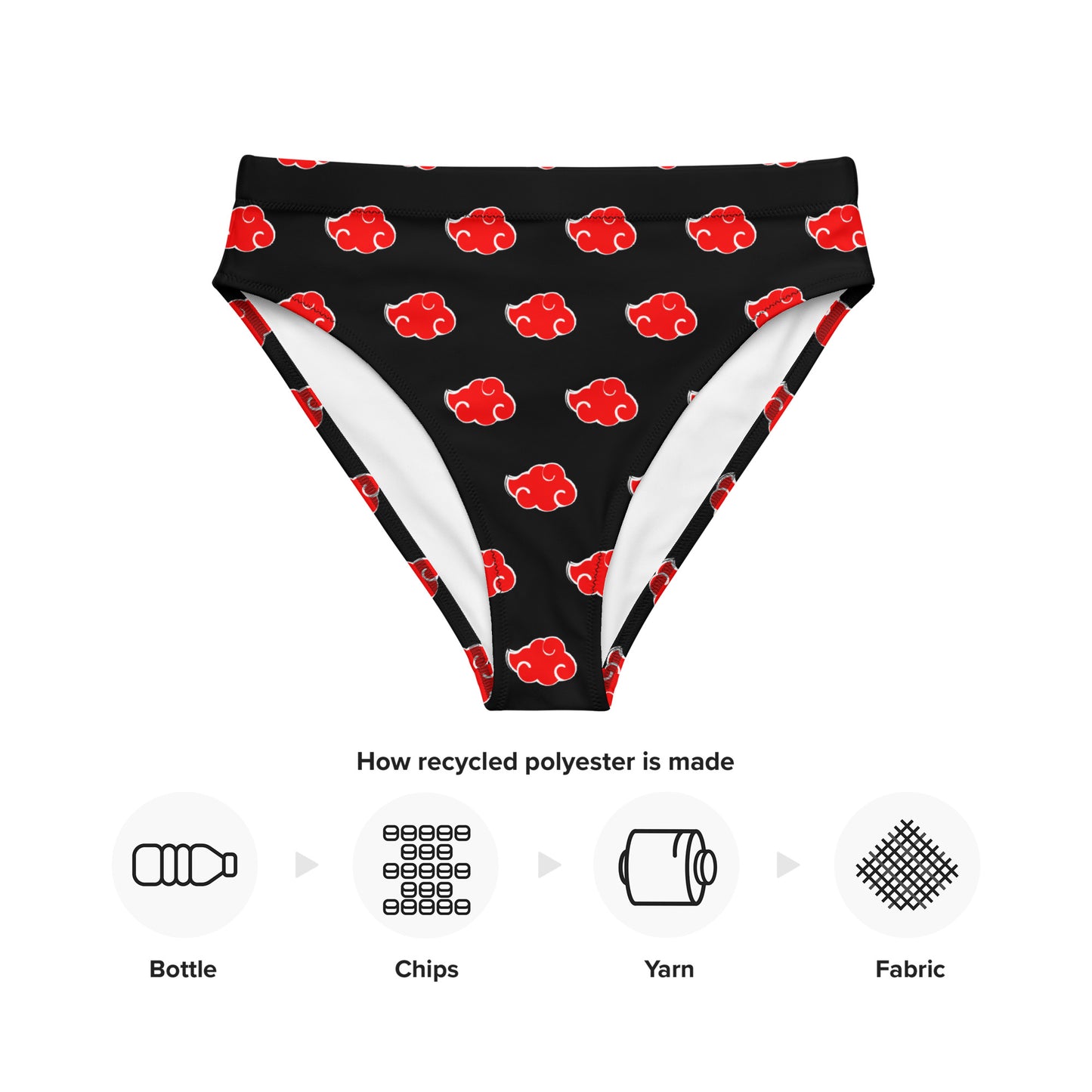 NARUTO: AKATSUKI high-waisted bikini bottom