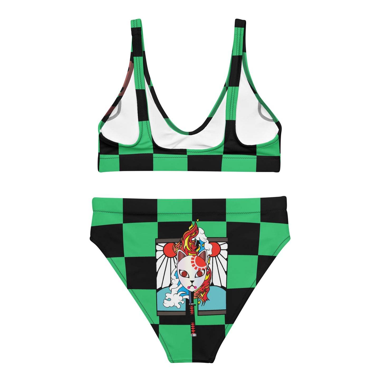 DEMON SLAYER: TANJIRO high-waisted bikini