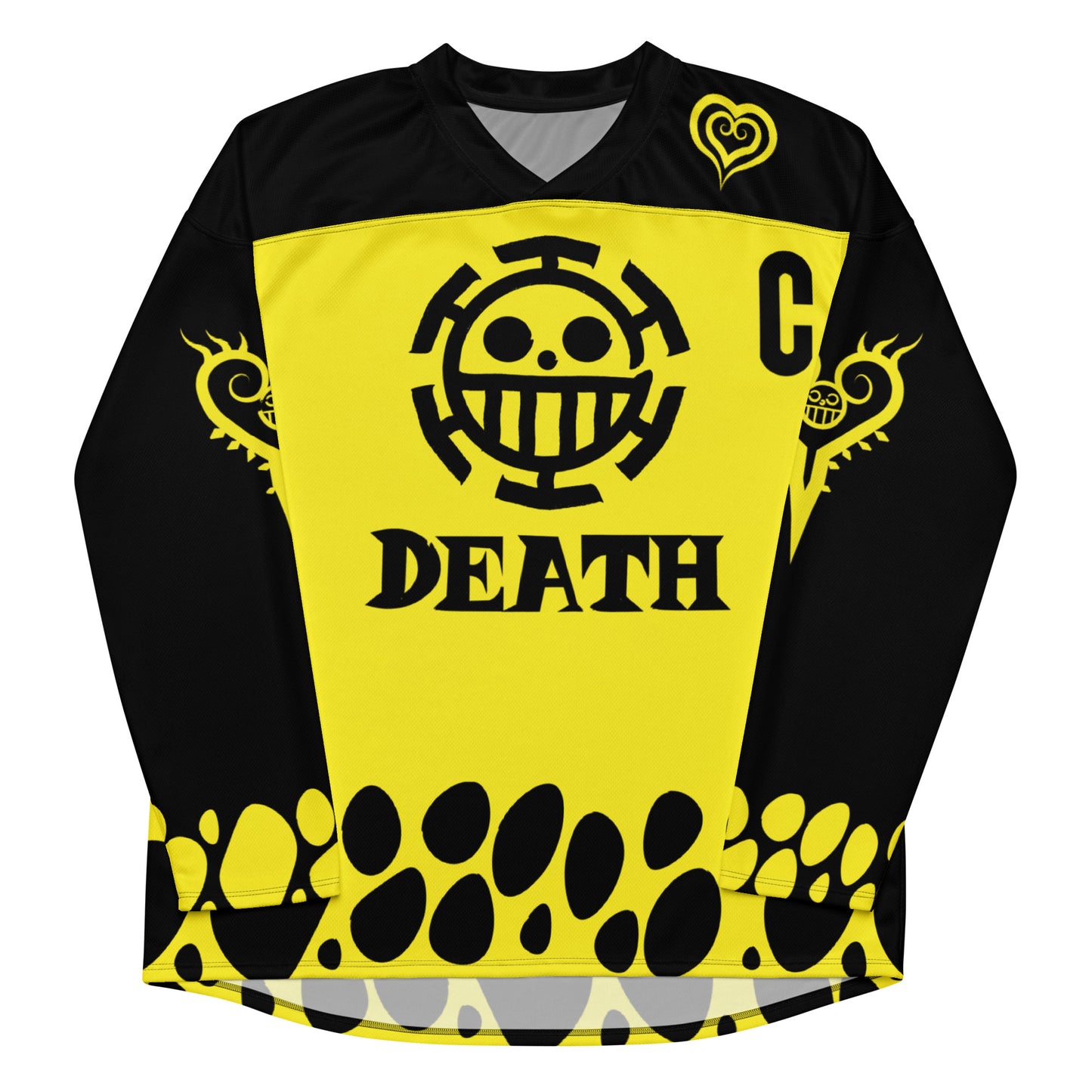 ONE PIECE: Trafalgar D. Law Anime hockey fan jersey