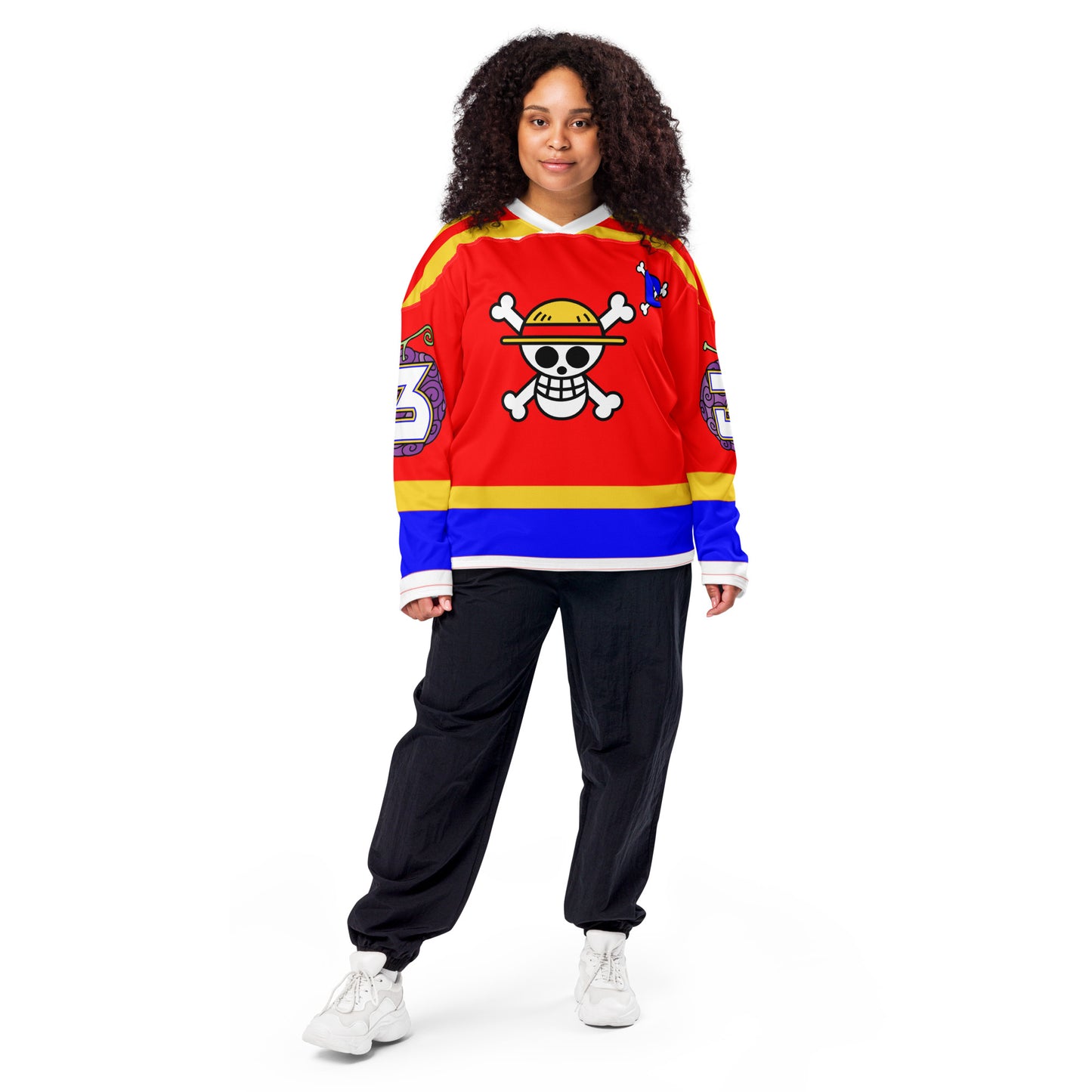 ONE PIECE: LUFFY hockey fan jersey