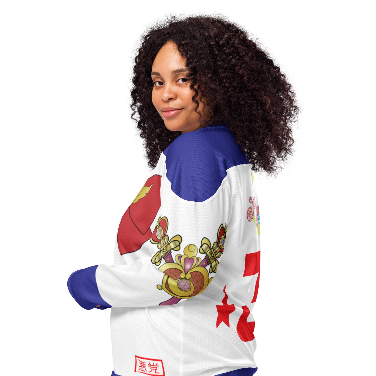 SAILORMOON Recycled hockey fan jersey