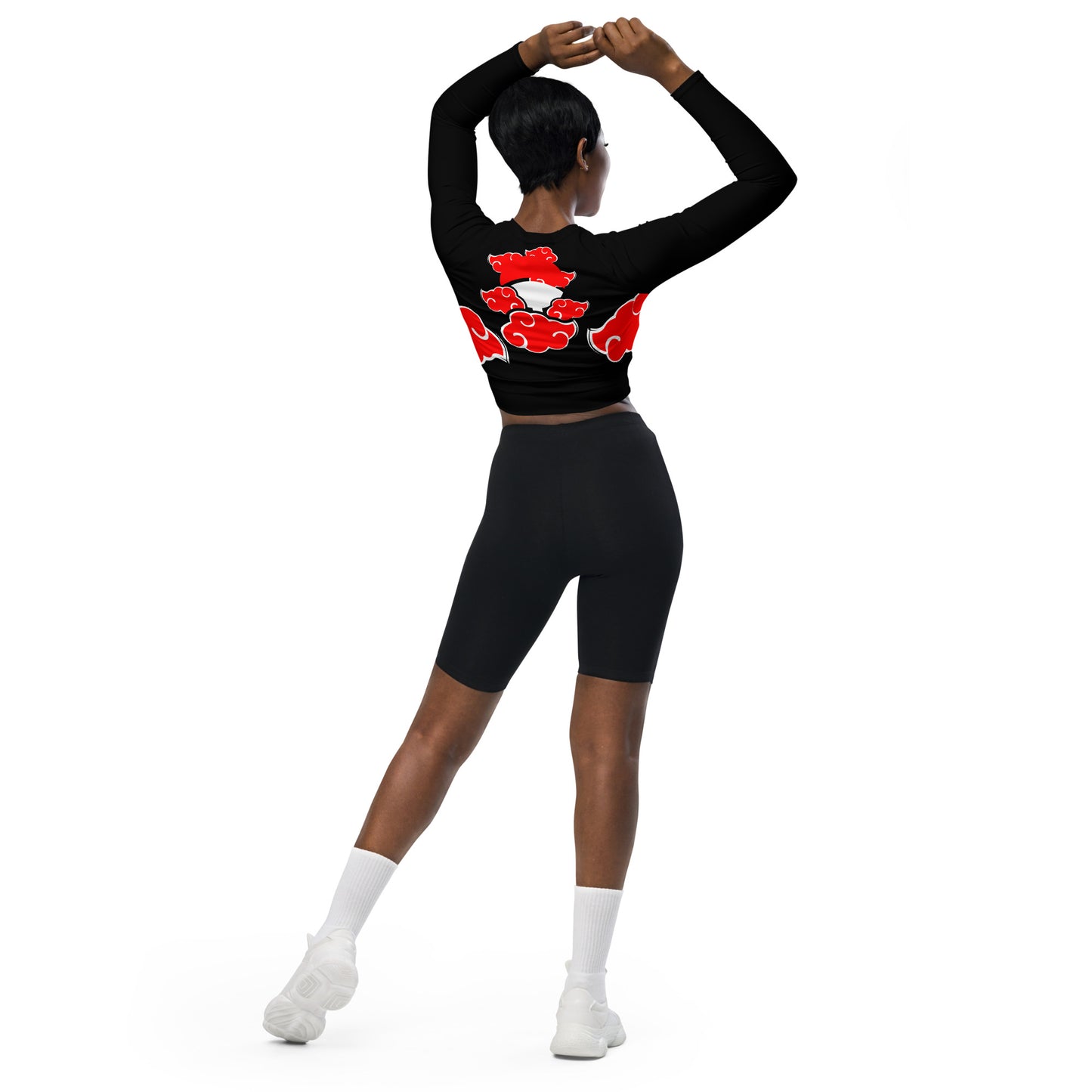 NARUTO: AKATSUKI long-sleeve crop top