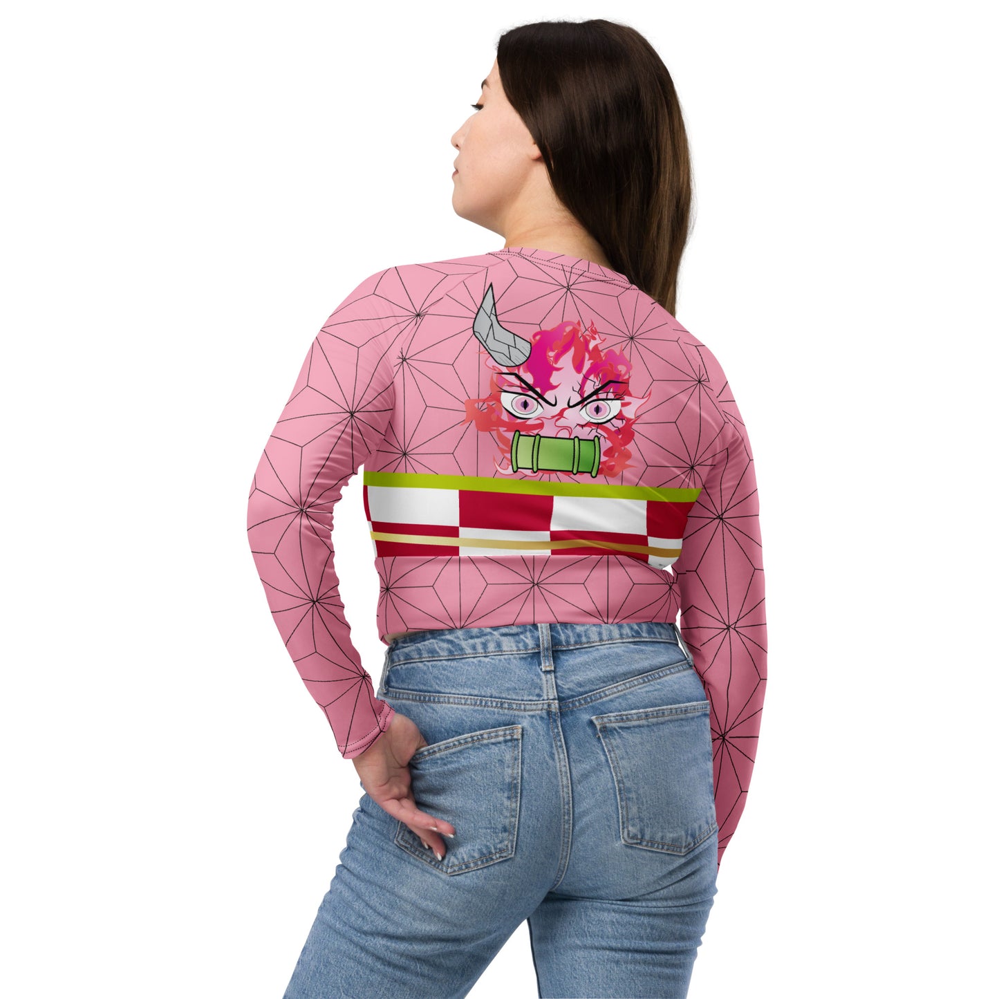 DEMON SLAYER: NEZUKO long-sleeve crop top